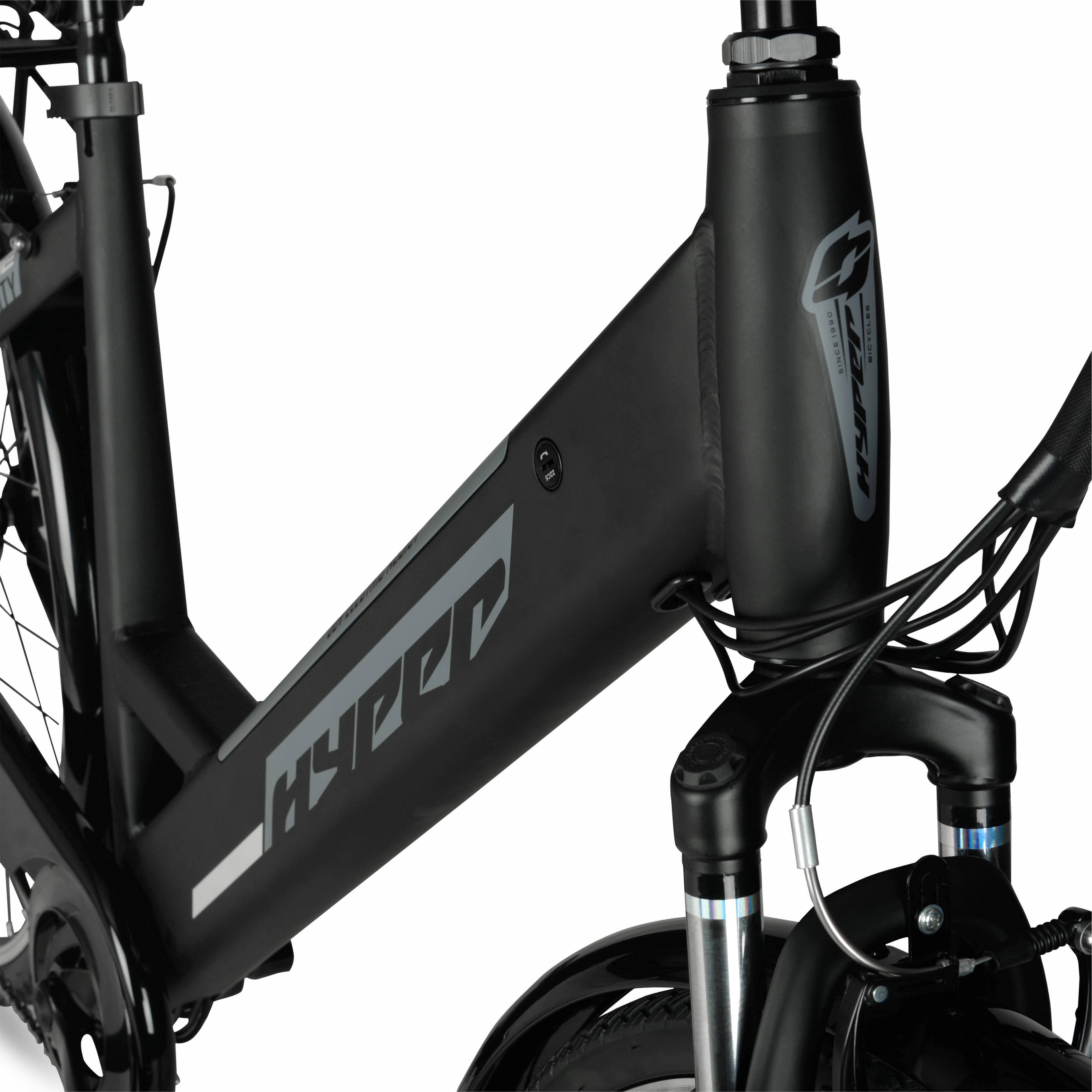 Hyper Bicycles 36V Class 2 700C Electric Commuter E-Bike, Adult Ages 13+, Pedal-Assist, 250W Motor, Black Electric Bikes