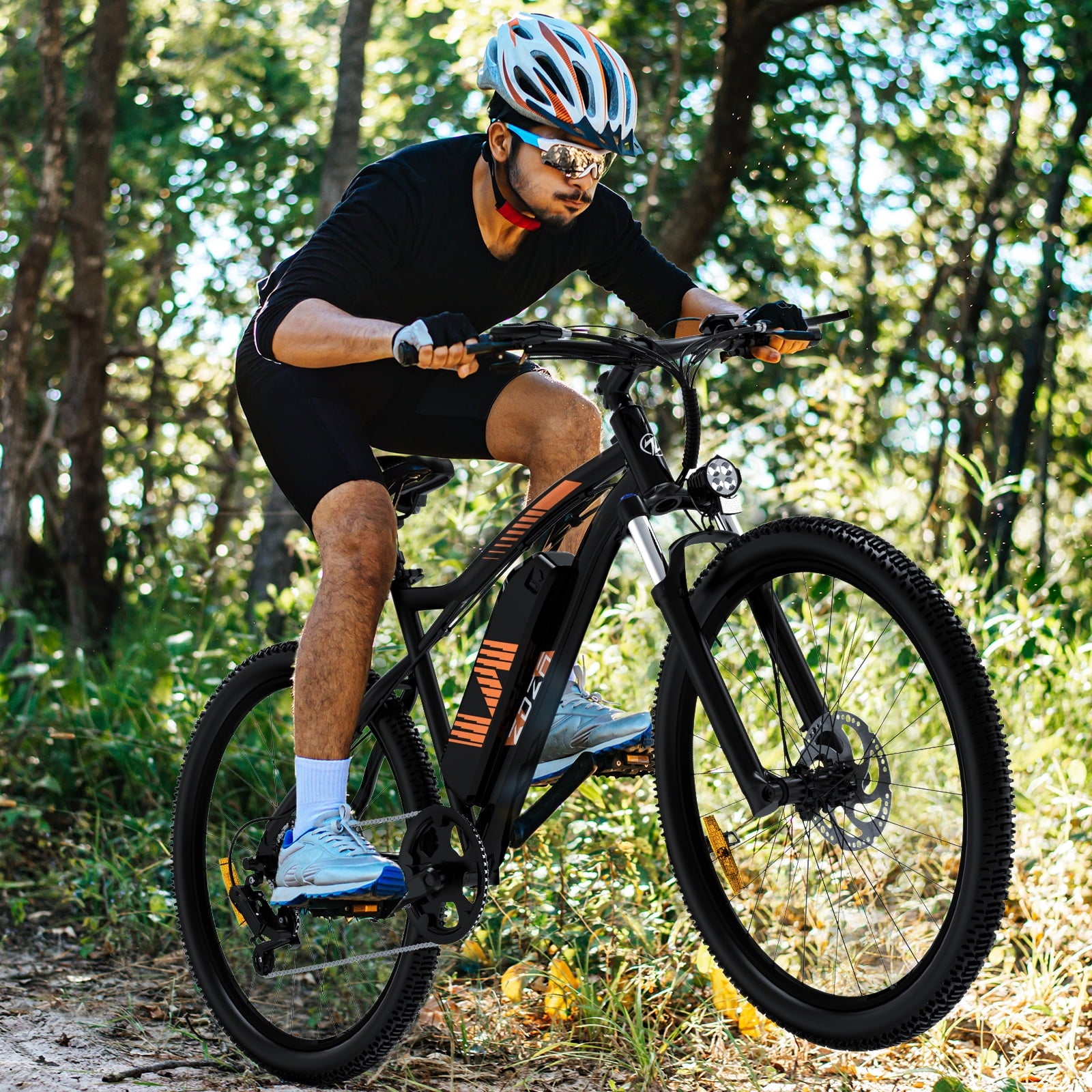 ZDZA Electric Bike 26”, 1000W Peak Motor E-Mountain Bike, 22MPH 36V 10.4AH Removable Ebike for Adults, 7 Speed Electric Bicycle UL2849 Electric Bikes