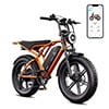 TST Electric Bike for Adults, 750W Peak 1500W Motor, 20x4 Fat Tire, E Mountain Bike, 48V/15AH UL2849 Electric Bikes