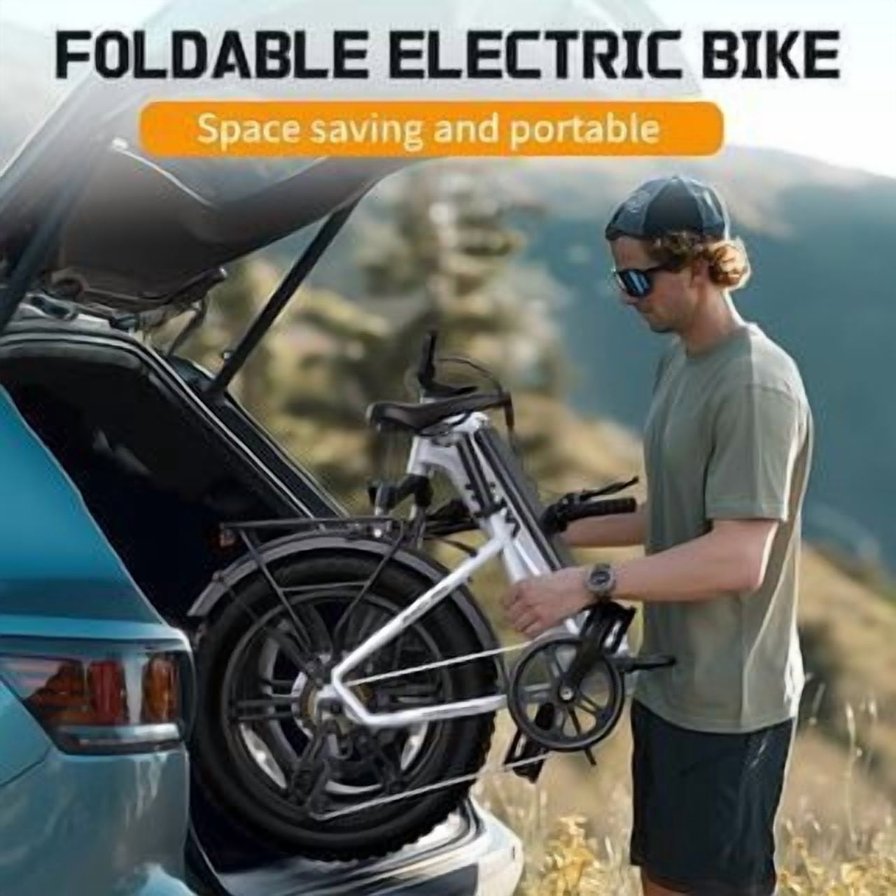 Electric Bike for Adults (Age 18+), 20x4.0 Fat Tire E-Mountain Bike, 749W Motor, 48V 15Ah Battery, 27.9 MPH, 60 Miles Range, UL2849 Electric Bikes