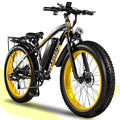 EOEOTWO 1500W Electric Mountain Bike for Adults,48V 15Ah Removable Battery 60Miles Longe Range, 34MPH Fast Cruiser Ebike, 26'' Fat Tire All-Terrain E-Bicycle with LED Display UL2849 Electric Bikes