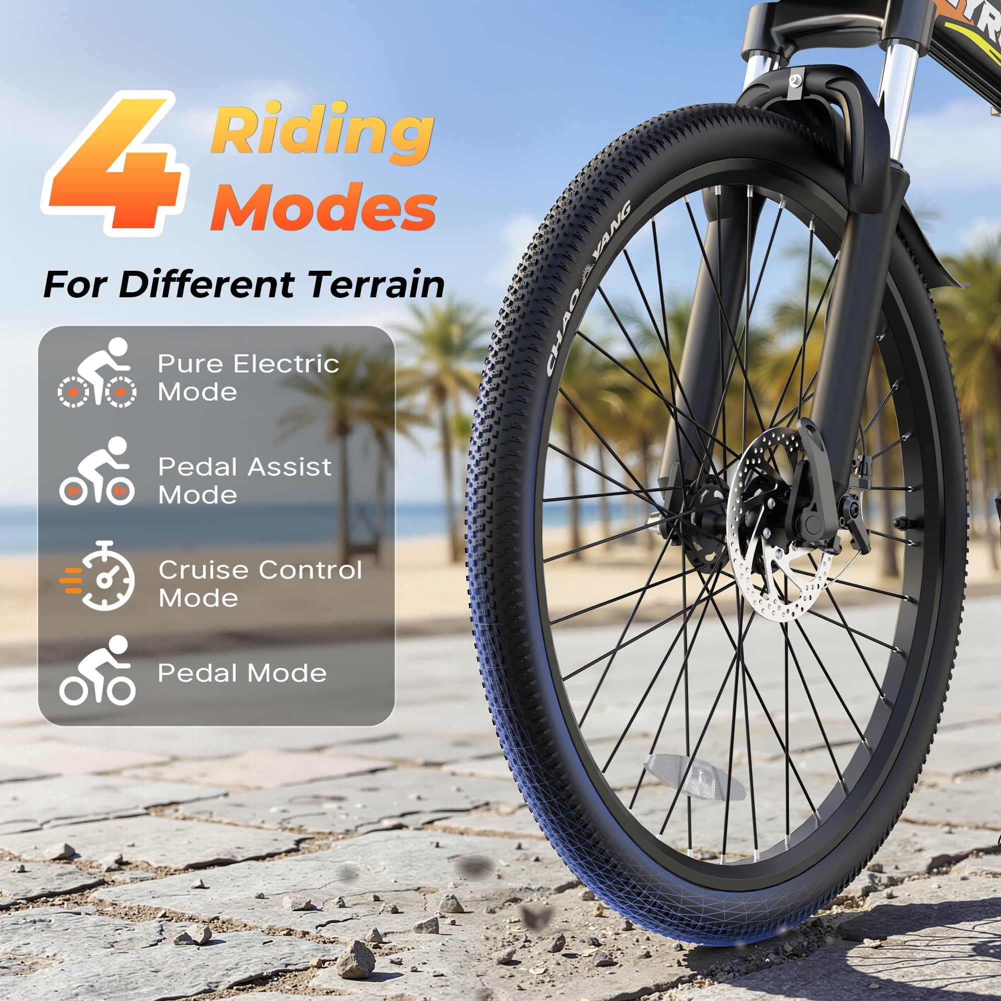 FLYRUN 26 Electric Bike for Adults,Foldable Ebike with Peak 750W Motor,20MPH,48V 374.4Wh Removable Battery,Full Suspension,7-Speed Gears,LCD Display,UL2849 Electric Bikes