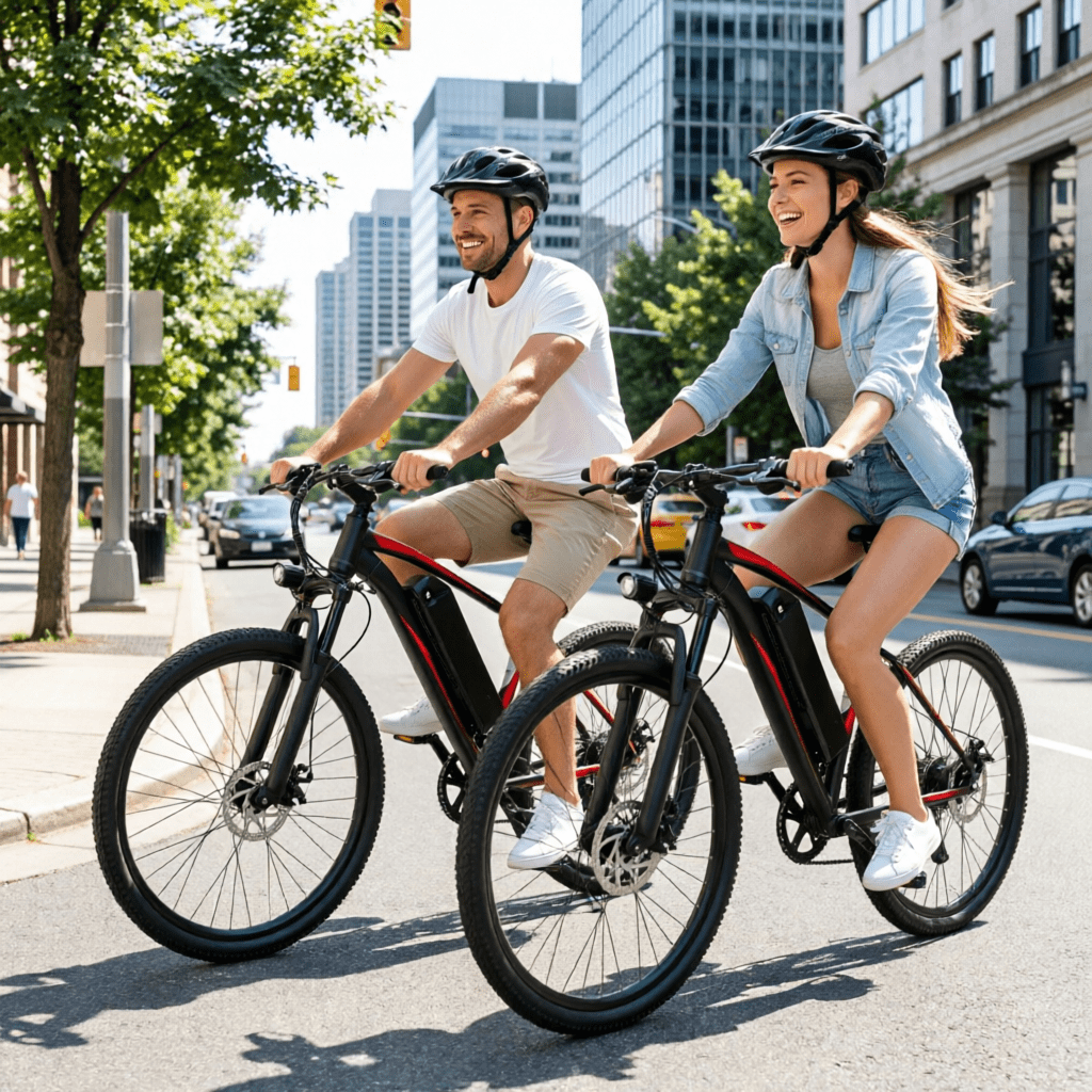 26 Electric Bike for Adults, 500W Peak Motor, 36V 12Ah Removable Waterproof Battery, 20 MPH, 30 Miles Range, 7-Speed Suitable for Mountain, Commuting, Shopping, or Trip, UL 2849 Electric Bikes