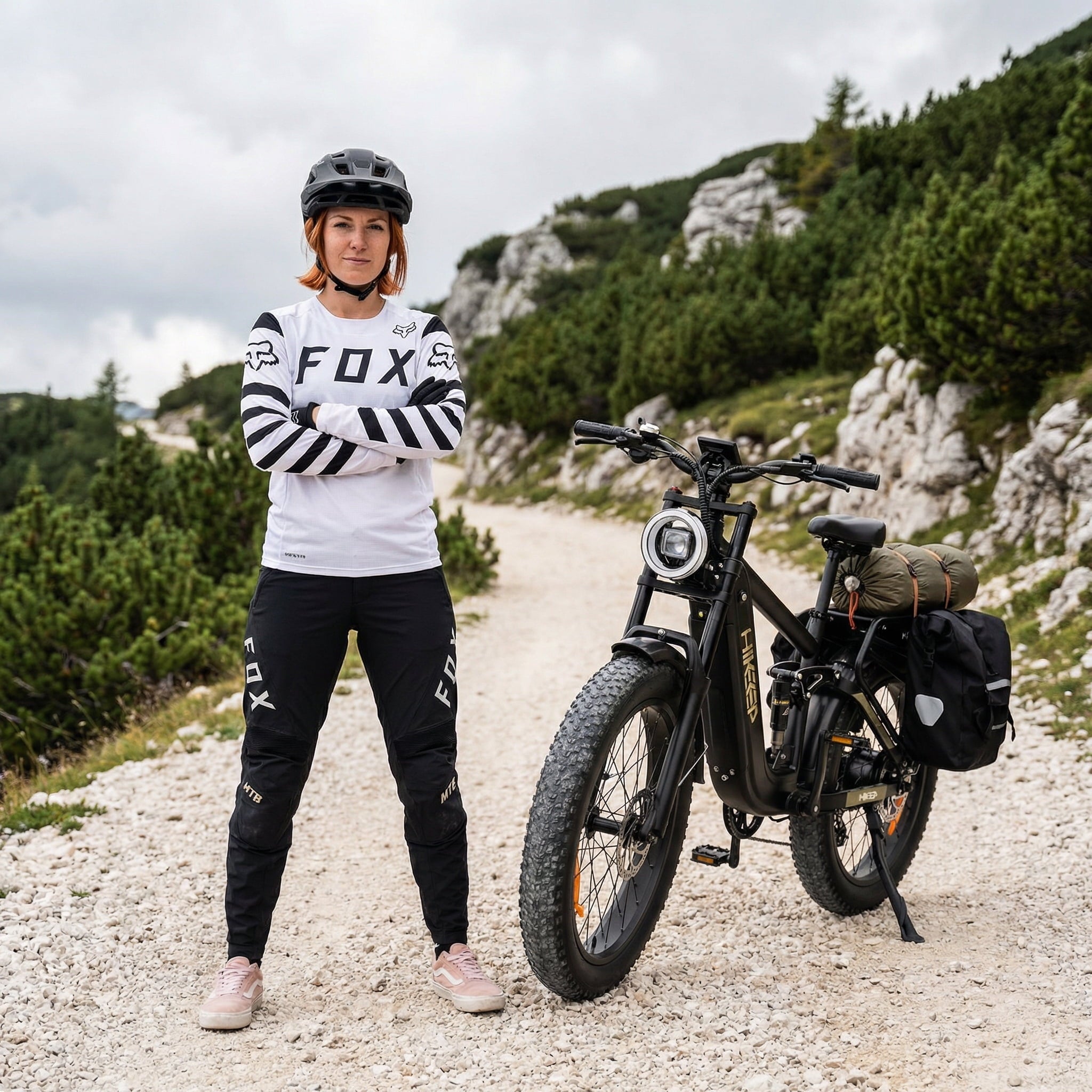 HiKeep Electric Bike for Adults, 2000W 4000W Peak Motor, 48V 25Ah Removable Lithium Battery, 26x4 Fat Tire E-Bike, 7-Speed Shimano, Full Suspension, Rear Rack, UL 2849, Black Electric Bikes