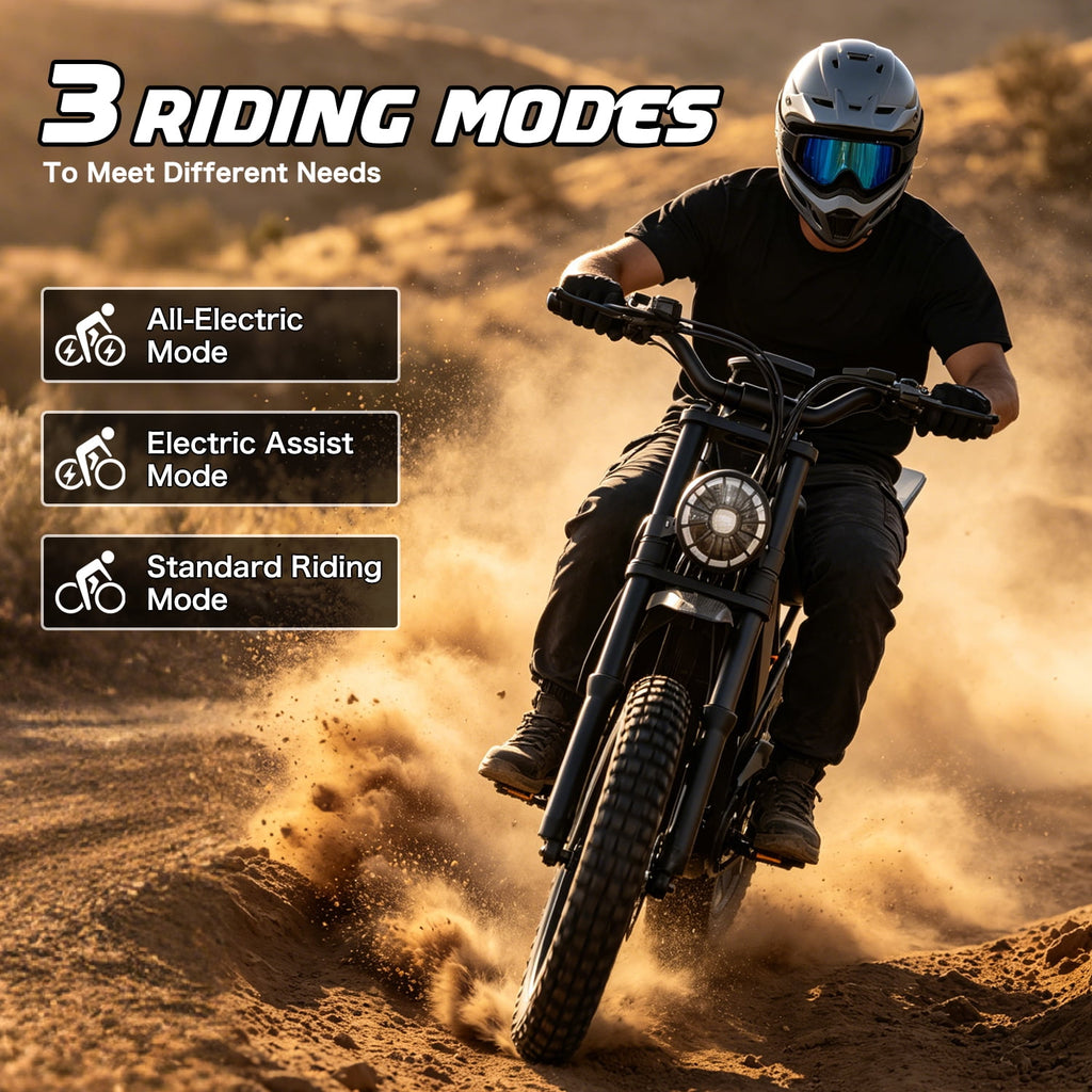 GWEIT Electric Bike for Adults, 2500W Peak Electric Mountain Bike, 20 Fat Tire Electric Bicycles, 48V 25Ah Battery, 35MPH Top Speed with Dual Suspension E Bikes, UL 2849Certified Electric Bikes