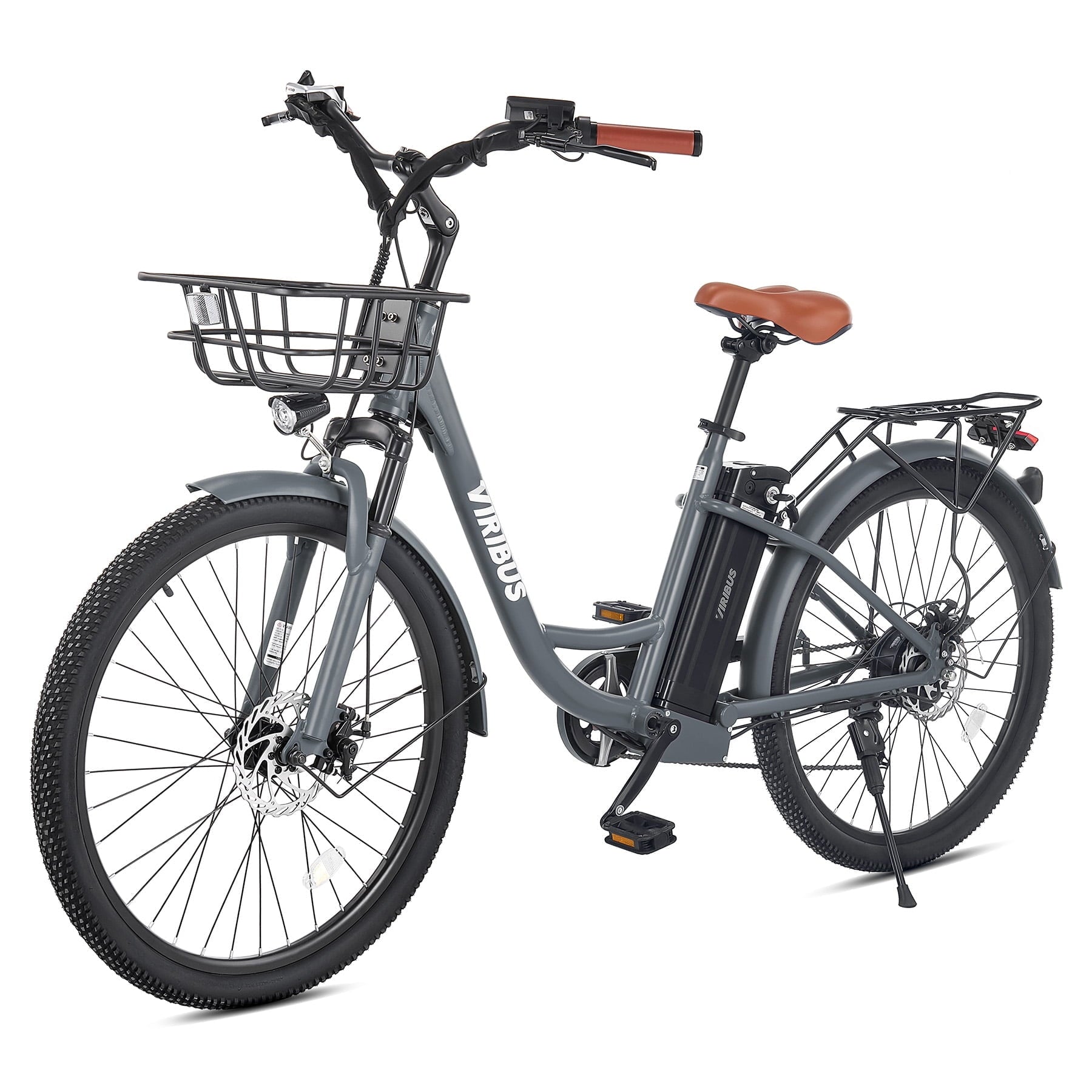26 Electric Bike for Adults 7 Speed 20mph 500W Ebike for Women Men Seniors, Black Electric Bikes