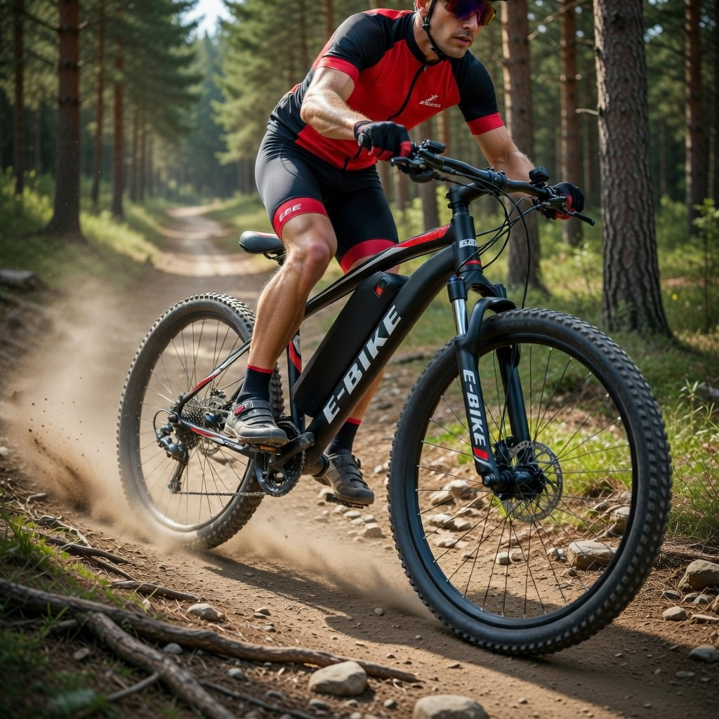 Electric Bike for Adults, Peak 750W Motor 20MPH 35Miles Lightweight Ebike for Teens, 26in E Mountain Bike with 432Wh Removable Battery, 7-Speed Full Suspension UL2849 Electric Bikes