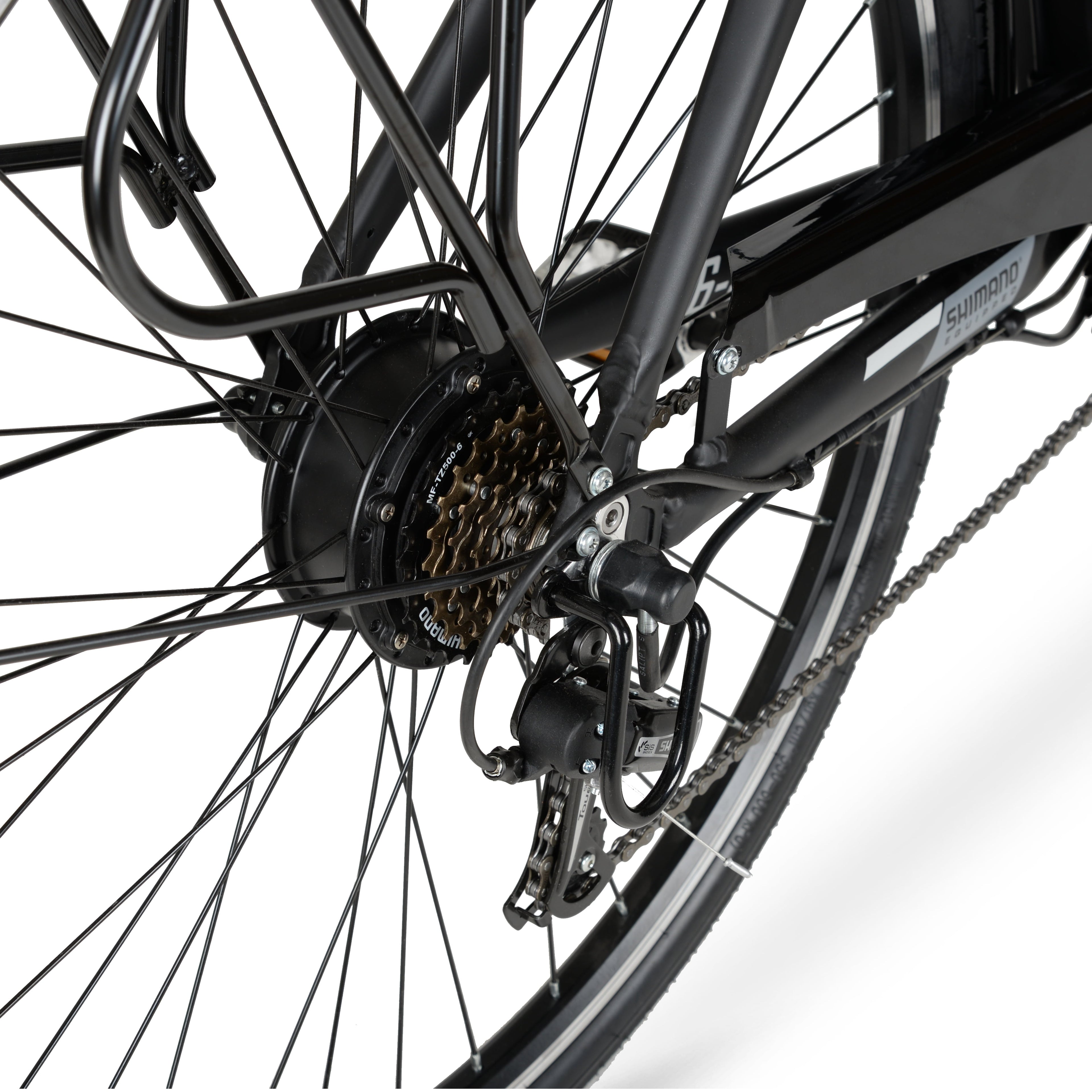 Hyper Bicycles 36V Class 2 700C Electric Commuter E-Bike, Adult Ages 13+, Pedal-Assist, 250W Motor, Black Electric Bikes