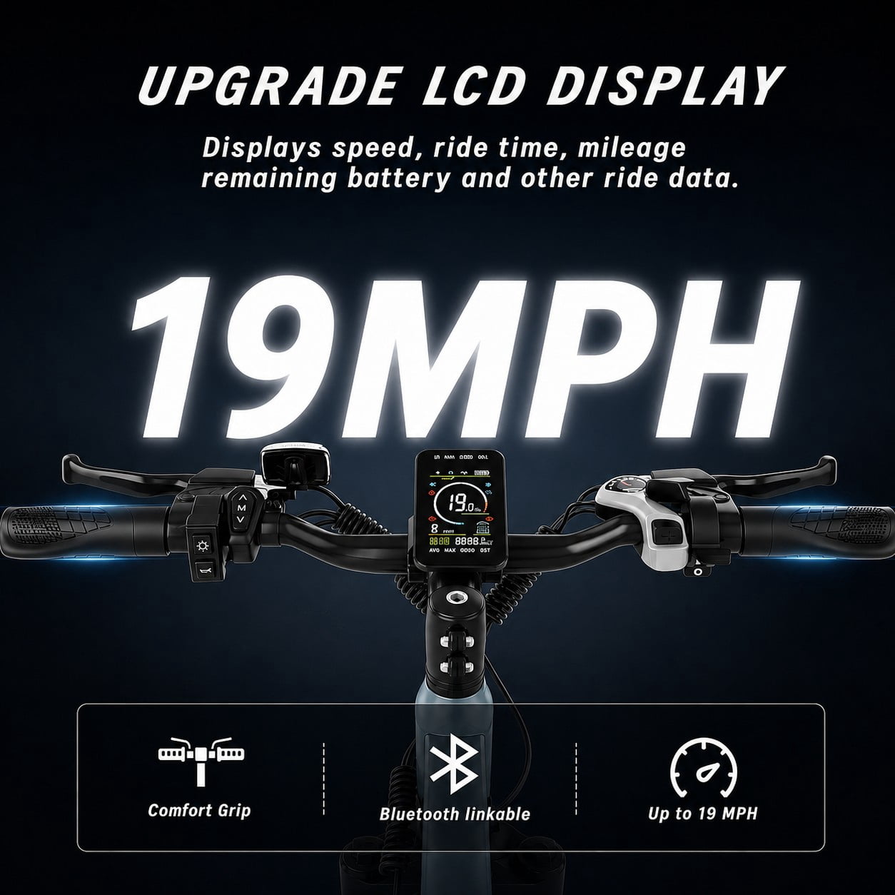 Electric Bike for Adults, 350W Motor 26'' Wheel Up to 50 Miles 19MPH E-Bike with 48V 9Ah Removable Battery UL2849 Electric Bikes