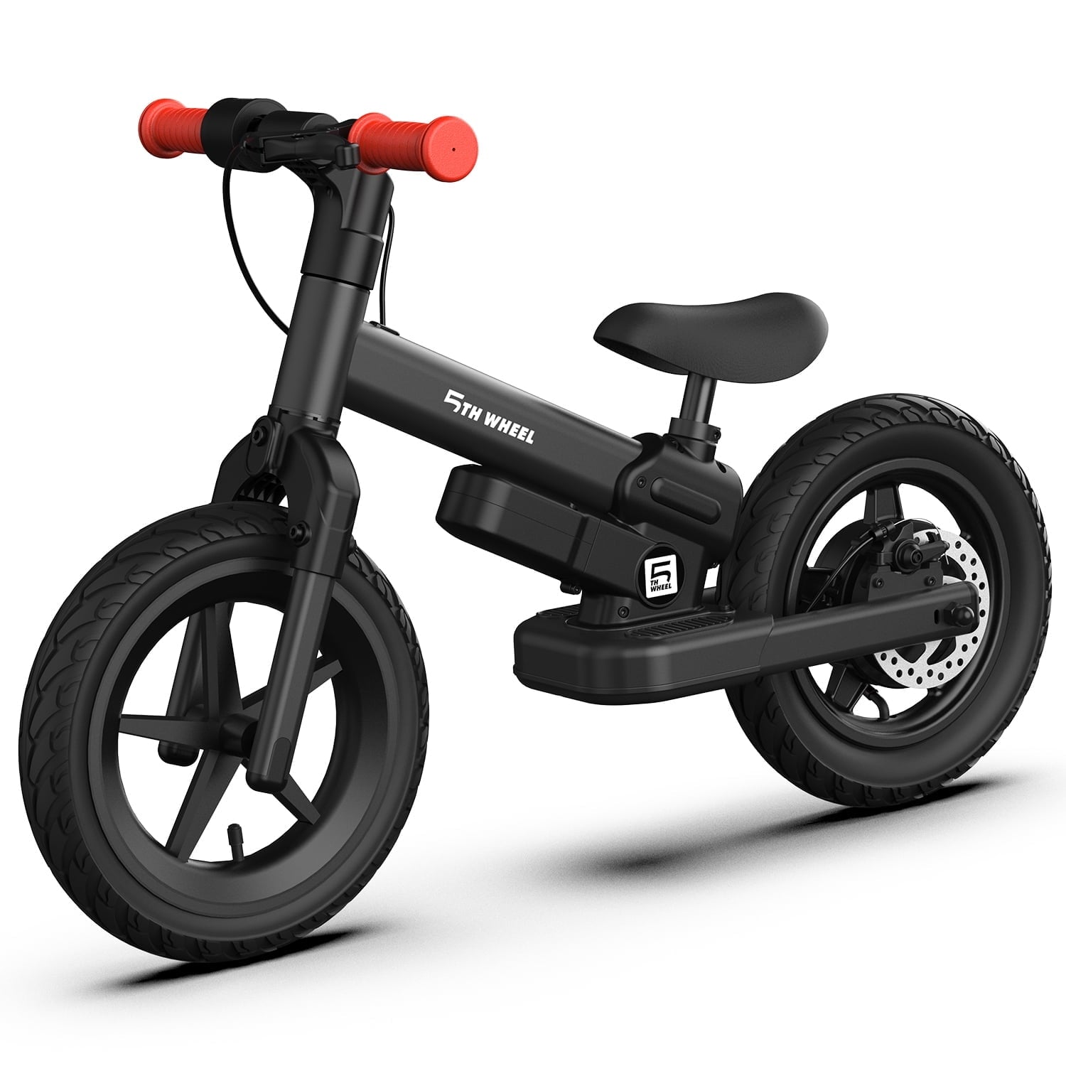 5TH WHEEL KB09 Electric Bike for Kids, 150W Electric Balance Bike Ages 3-8 Years Old, 12 Pneumatic Tire with Dual Brake, 3 Speed Modes Kid Electric Motorcycle Electric Bikes