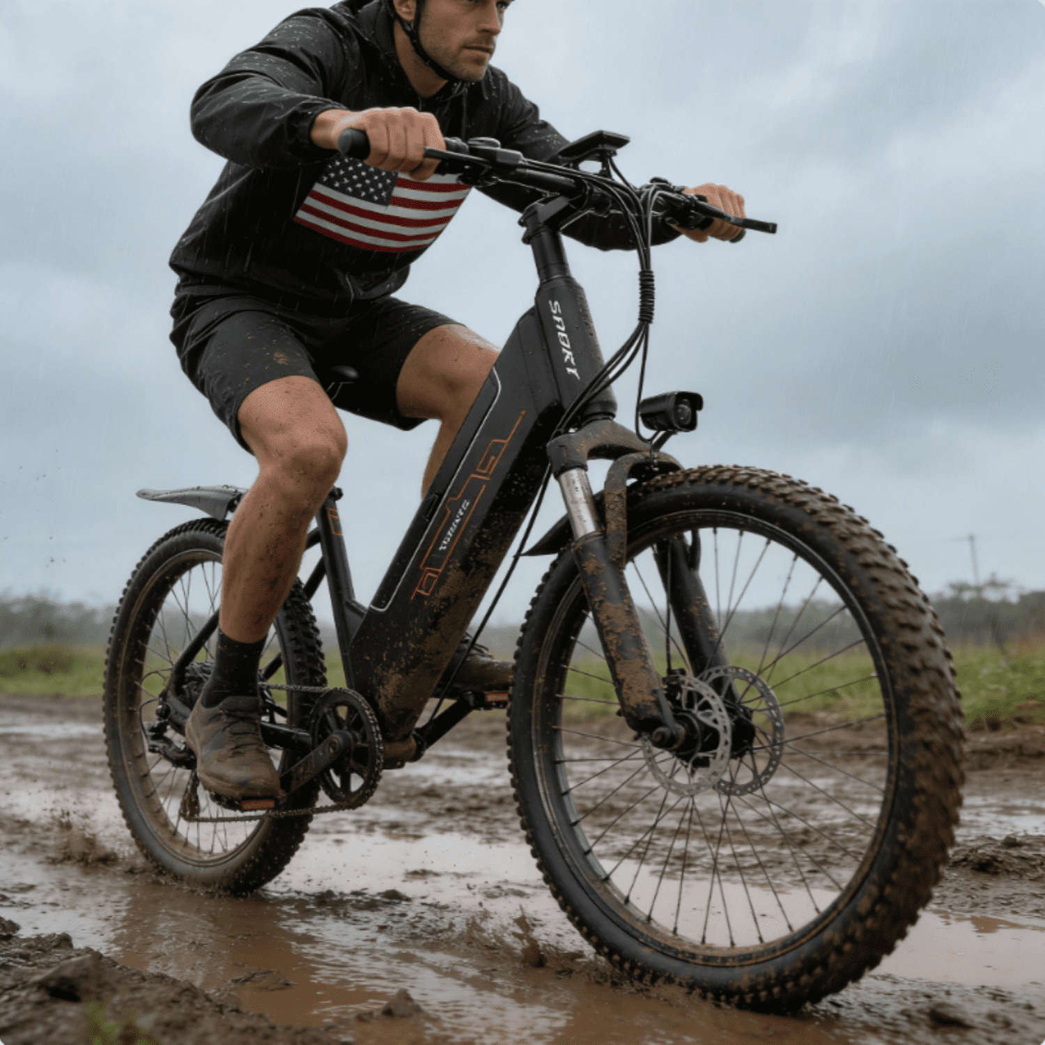 F26-1500W Off-Road Electric Bike, 26 Tire 55 Miles Electric Bike ,48V 10.5 Internal Battery (Removable), Top Speed 30MPH, Electric Mountain Bike Beach Bike, Professional 7 Speed UL2849 Electric Bikes