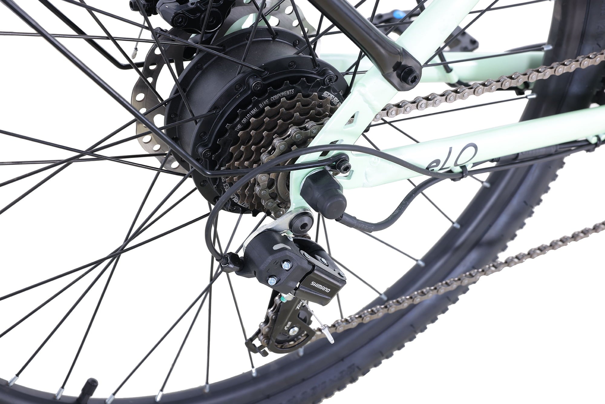 GOTRAX Elo 26 Adult Electric Commuter Bike, 36V 10.4Ah, 25 Miles, 7 Speed Shimano, Front Suspension, Unisex Electric Bikes