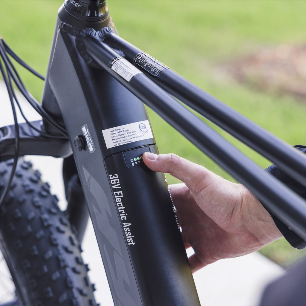 Hyper Bicycles 20 Ultra 40, 36V Electric Bike, Adult Ages 13+, 250W Motor, Matte Black Electric Bikes