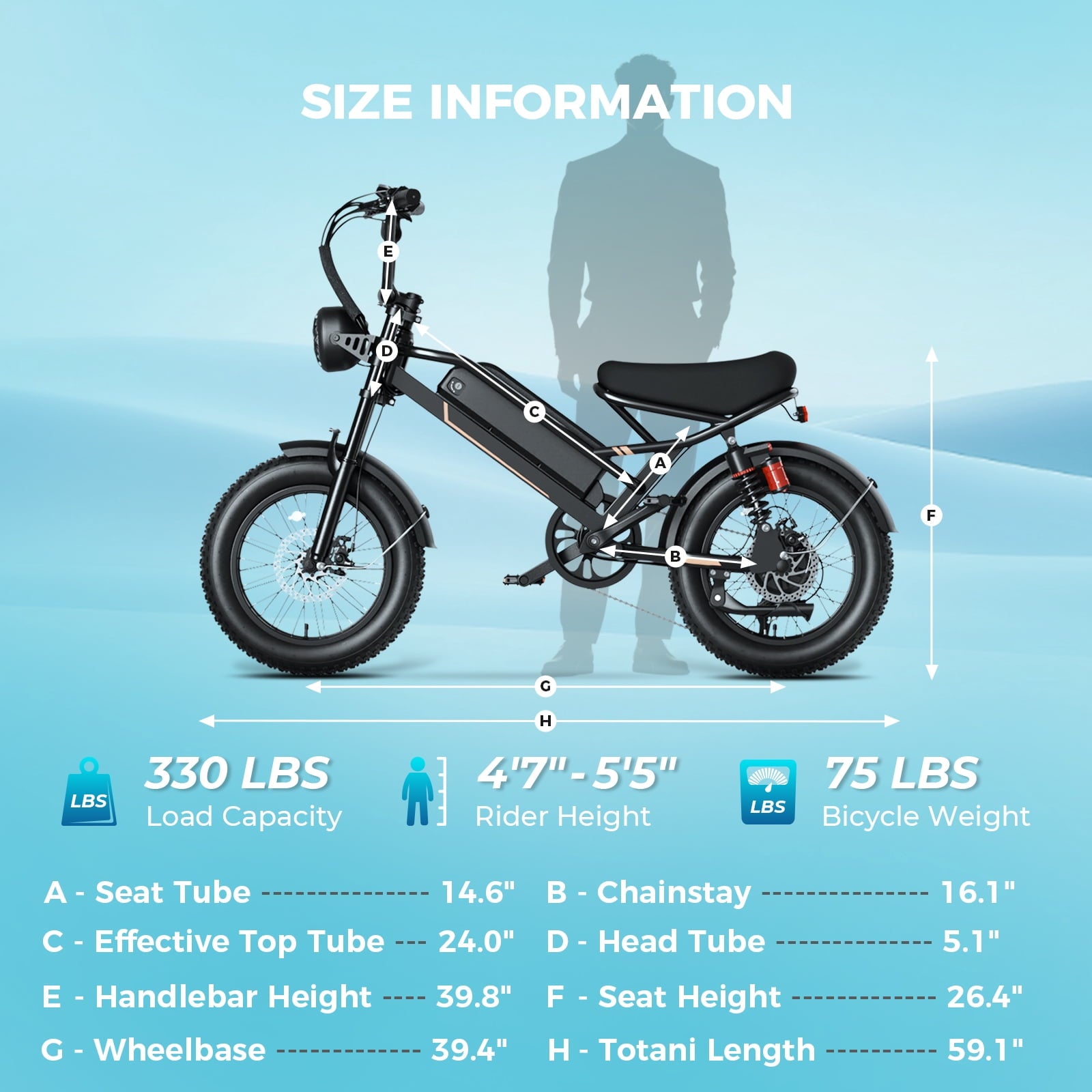YareYi Electric Bike for Adults Teens, 2000W Peak E-Mountain Bicycle, 28MPH Fat Tire Ebike, 48V 600Wh Removable Battery Dual Suspension UL2849, 16 inch Electric Bikes