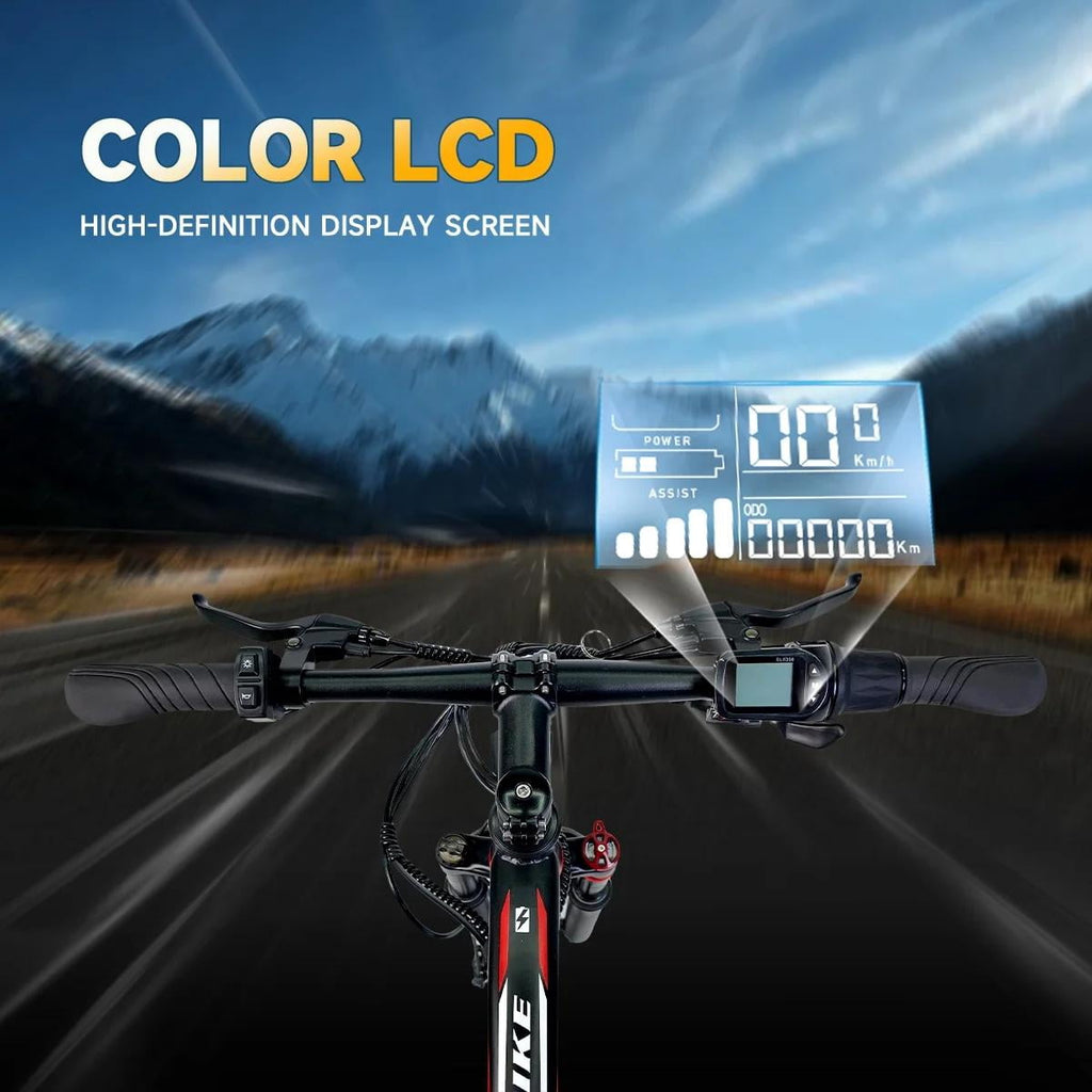 Electric Bicycle for Adults, 750W Peak 1000W Motor E Mountain Bike, 26in 45Miles 25MPH 7 Speed Commuting ebike with 432Wh, UL 2849 Electric Bikes