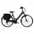 Hyper Bicycles 36V Class 2 700C Electric Commuter E-Bike, Adult Ages 13+, Pedal-Assist, 250W Motor, Black Electric Bikes