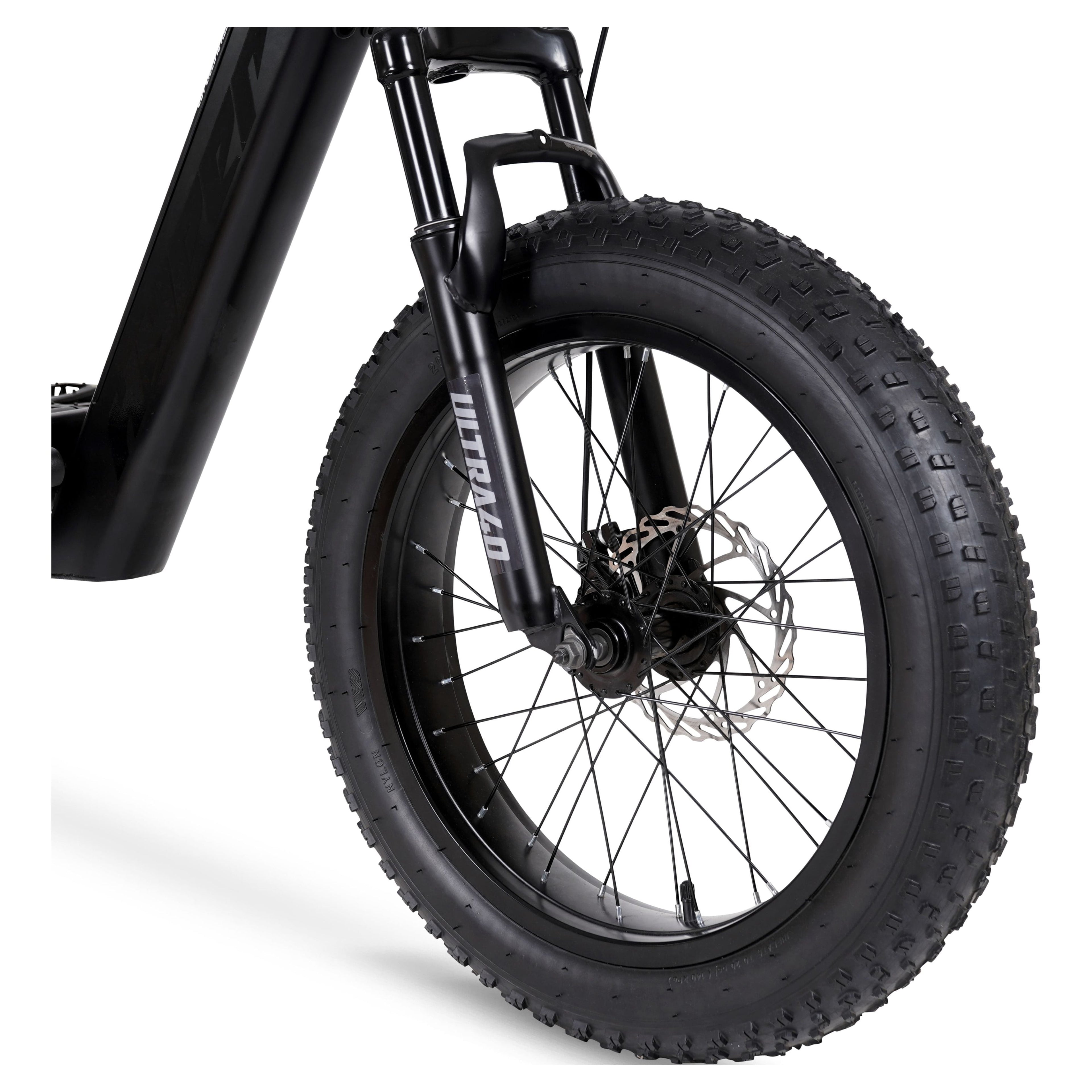 Hyper Bicycles 20 Ultra 40, 36V Electric Bike, Adult Ages 13+, 250W Motor, Matte Black Electric Bikes