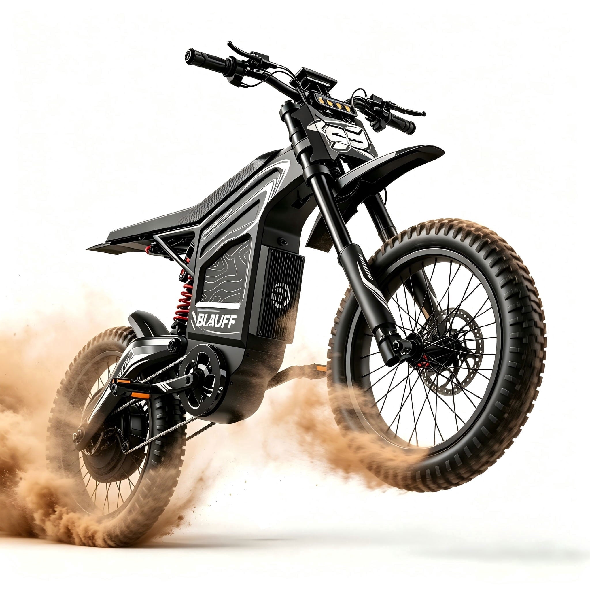 7500W Electric Dirt Bike for Adults, 50MPH, 50° Climbing, Up to 75 Miles Mountain Bike, 72V 30Ah Removable Battery, 19/17 Fat Tires, for Snow, Mountains, Off-Road, UL2849. Electric Bikes
