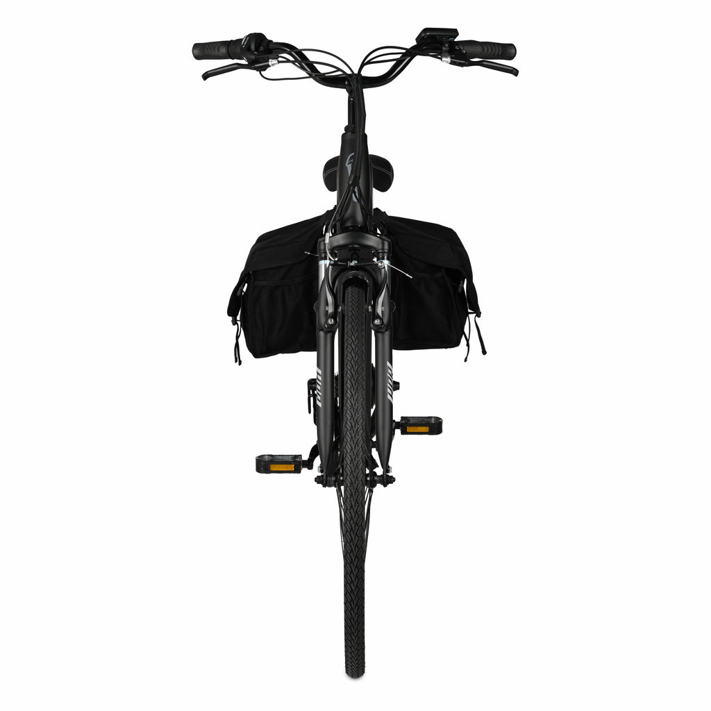 Hyper Bicycles 36V Class 2 700C Electric Commuter E-Bike, Adult Ages 13+, Pedal-Assist, 250W Motor, Black Electric Bikes