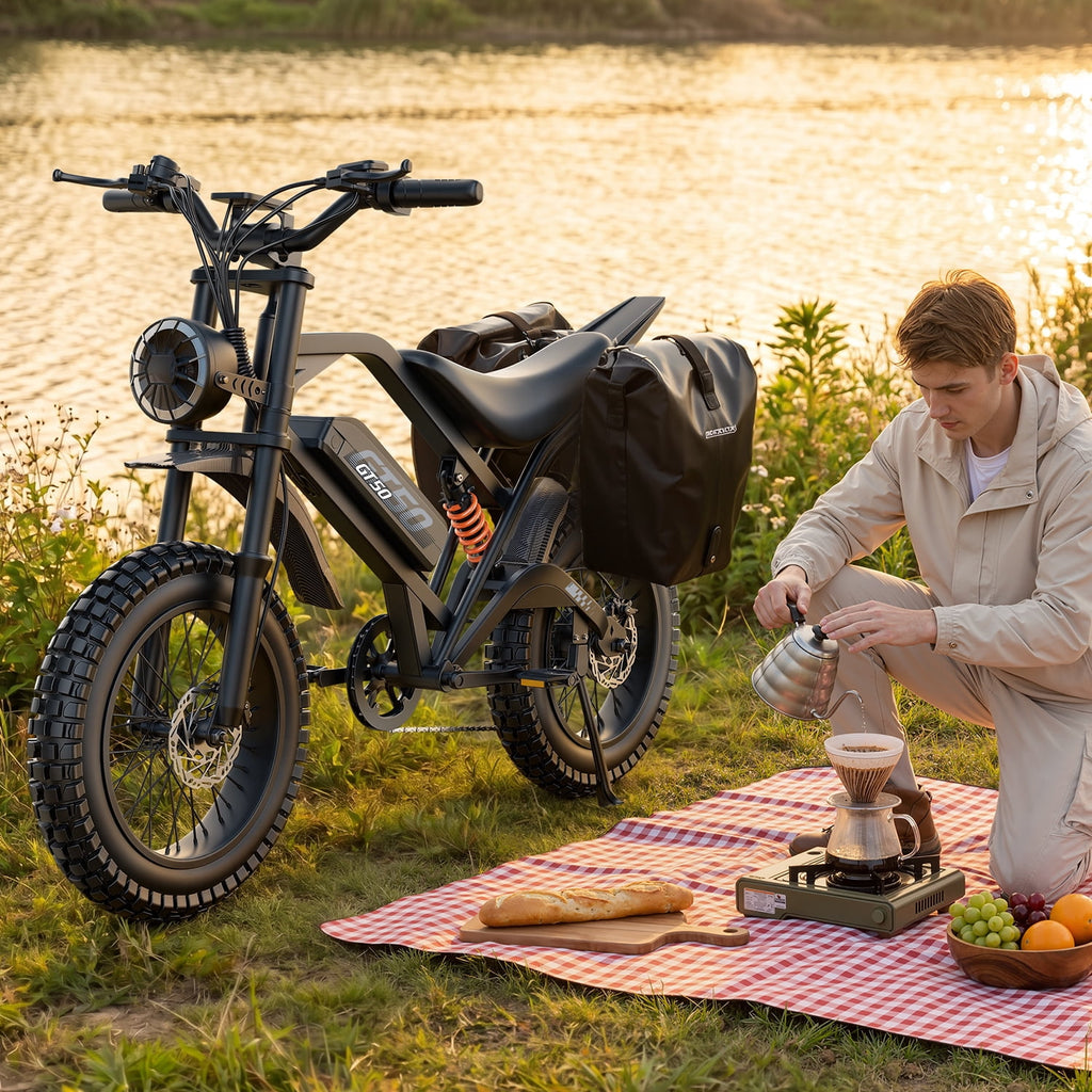 GWEIT Electric Bike for Adults, 2500W Peak Electric Mountain Bike, 20 Fat Tire Electric Bicycles, 48V 25Ah Battery, 35MPH Top Speed with Dual Suspension E Bikes, UL 2849Certified Electric Bikes