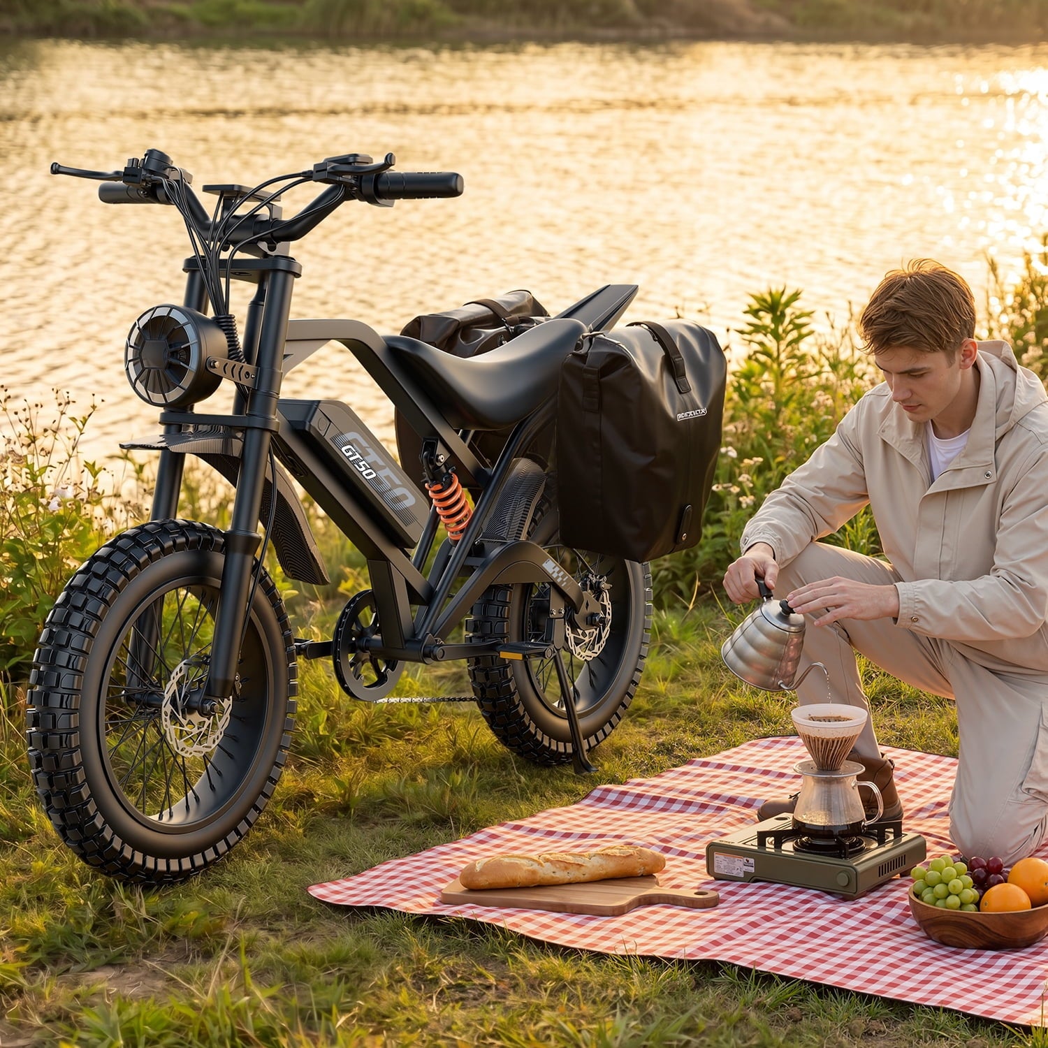 GWEIT Electric Bike for Adults, 2500W Peak Electric Mountain Bike, 20 Fat Tire Electric Bicycles, 48V 25Ah Battery, 35MPH Top Speed with Dual Suspension E Bikes, UL 2849Certified Electric Bikes