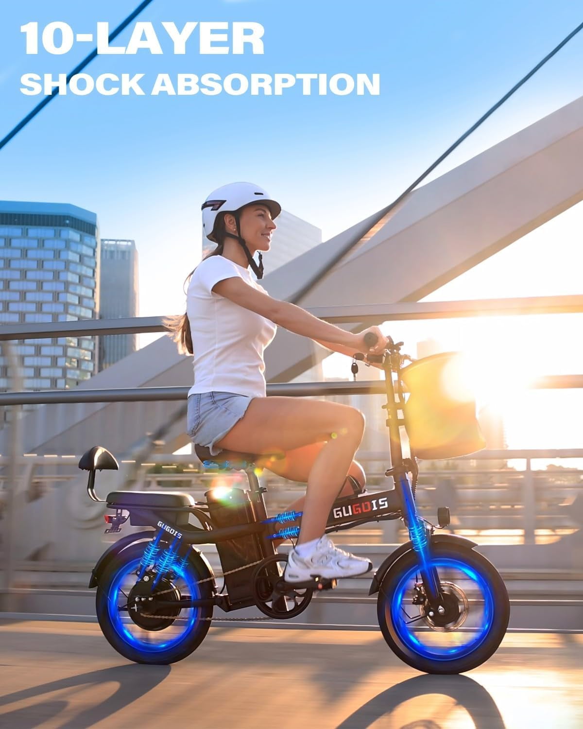 Electric Bike for Adults, 16 Tire Electric Bicycle with Peak 750W Motor 28 MPH Max Speed, 48V Removable Battery Range to 45 Miles Off Road Ebike Electric Bikes