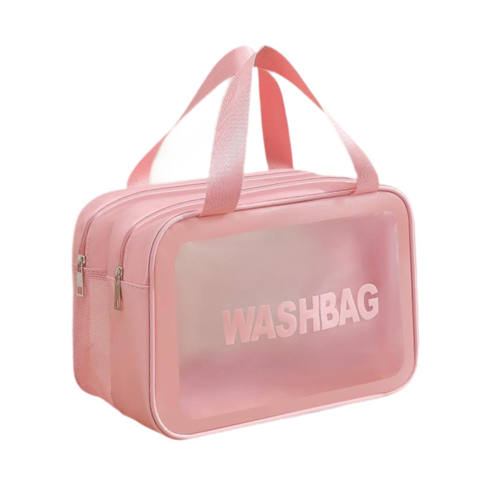 DOLITY Travel Toiletry Bag Cosmetic Bag Organizer for Swimming Sports Games Concert Pink M Electric Bikes