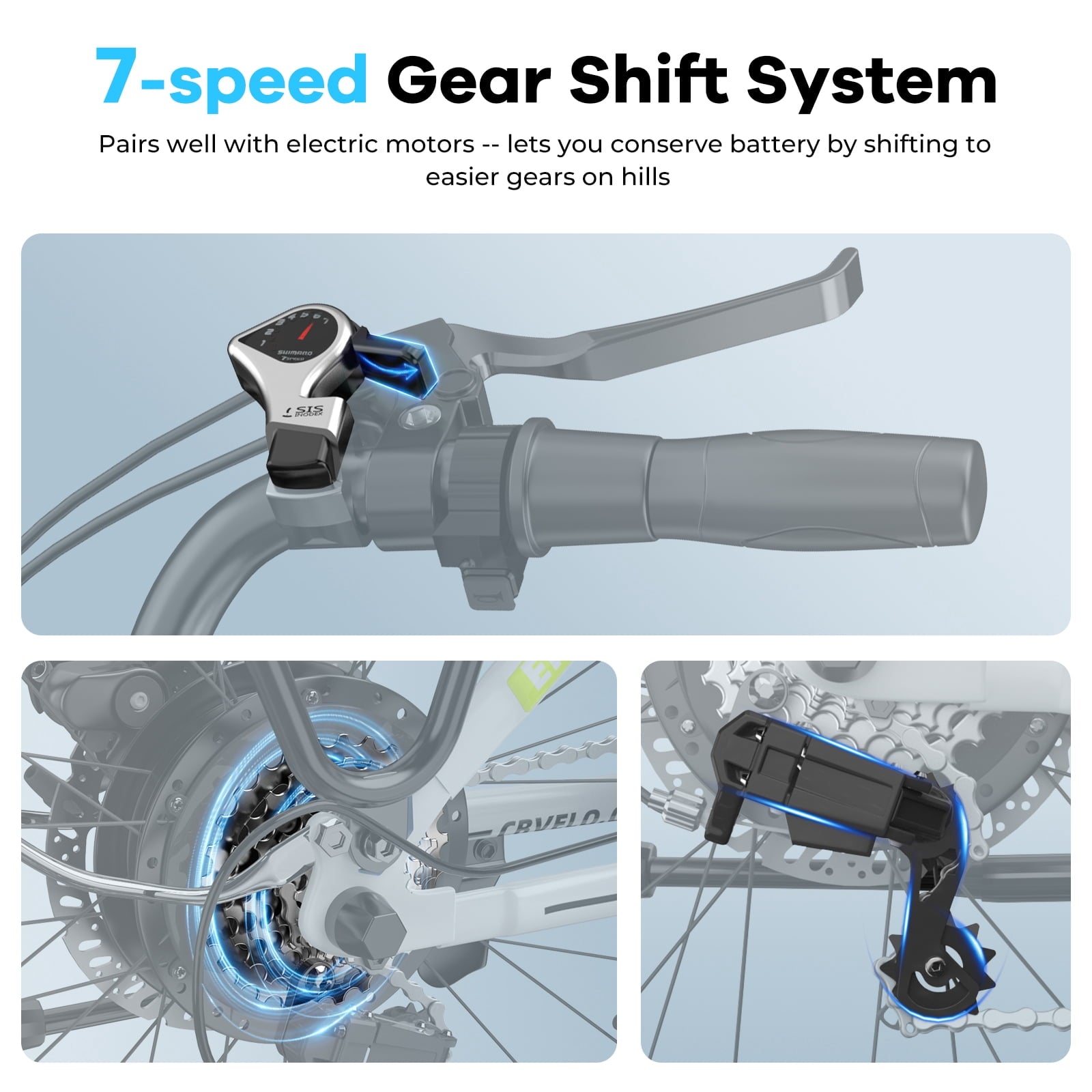 1000 Peak Electric Bike for Adults,up 80 Miles 25AH Removable Battery Ebike, 26 Electric E Bike with 7-Speed,Adult Electric Bicycles for Commute Beach Snow Man Womens All Terrain Electric Bikes
