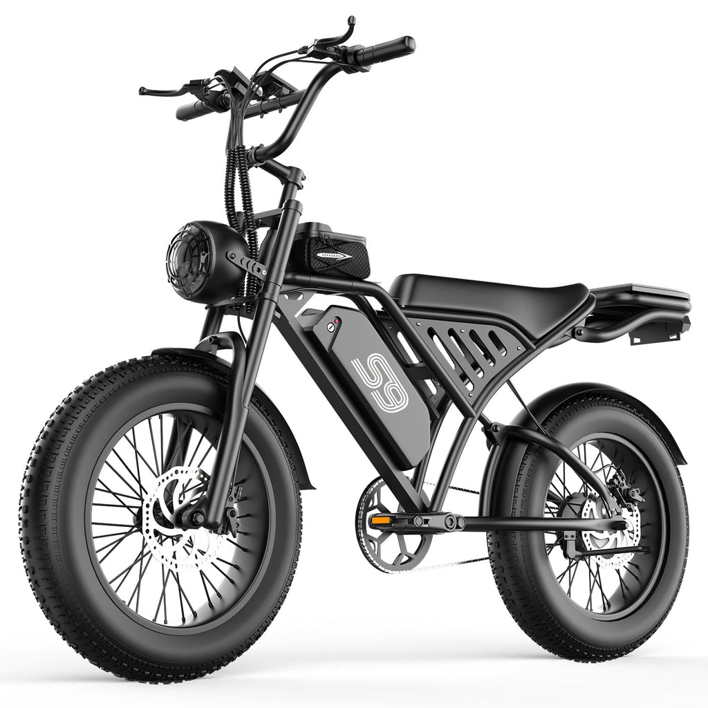 ASKGO 48V 20Ah Electric Bike for Adults, 2200W Peak 750W Fat Tire Off-Road Ebike, 30MPH & 75 Miles, Cargo Ebike,NFC Unlock Electric Dirt Bike,UL2849 Electric Bikes