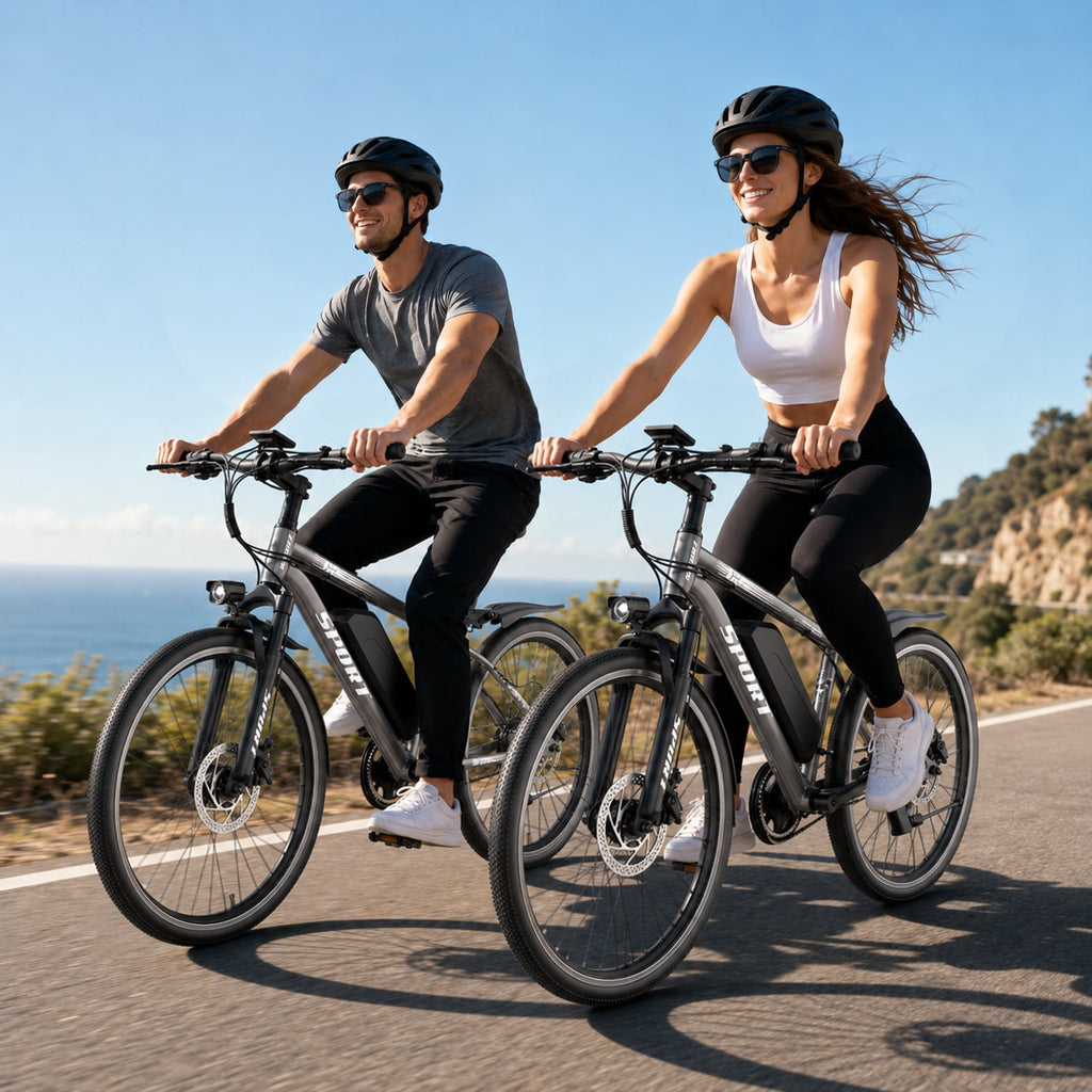 GWEIT 26Electric Bike for Adults, 1500W Peak Mountain E-Bike with 25MPH 45Miles Range Electirc Mountain Bike, 48V 10.4Ah Removable Battery, UL2849 Certified Electric Bikes