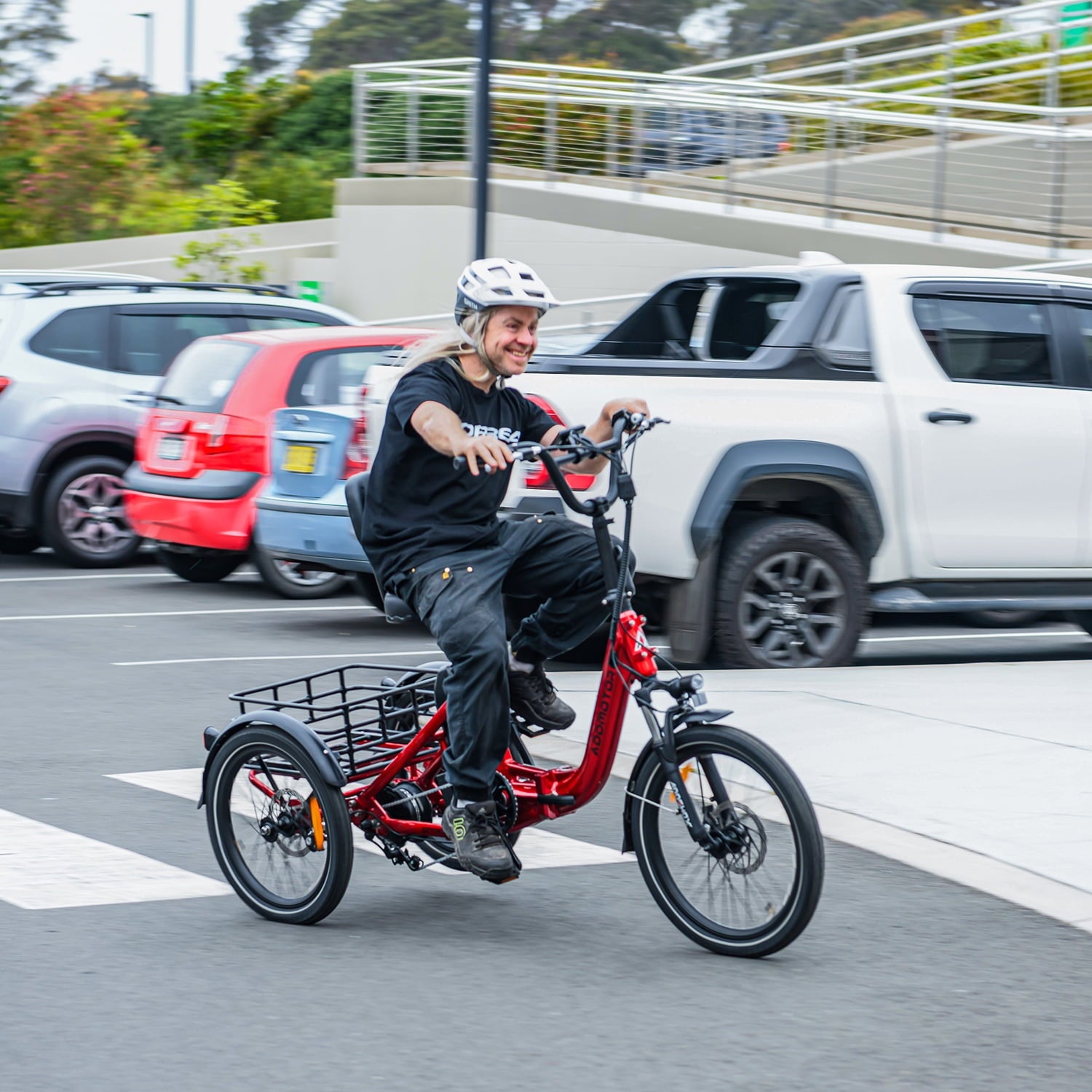 Addmotor CITYTRI E-310 PLUS Folding Electric Trike, 90MI Electric Tricycle for Adults, 750W 48V 20Ah 3 Wheel Electric Bikes, Step-Thru Etrike, Differential, Parking Brake Electric Bikes