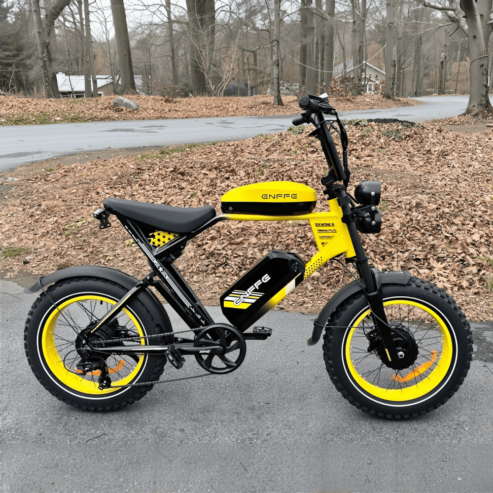 2D Ultra Electric Bike for Adults, 3000W Peak Motor 32MPH Off-Road E Bike, 48V 45Ah Battery, 200-Mile Range, 20 x 4.0 Fat Tires, Shimano 7-Speed, Yellow Electric Bikes