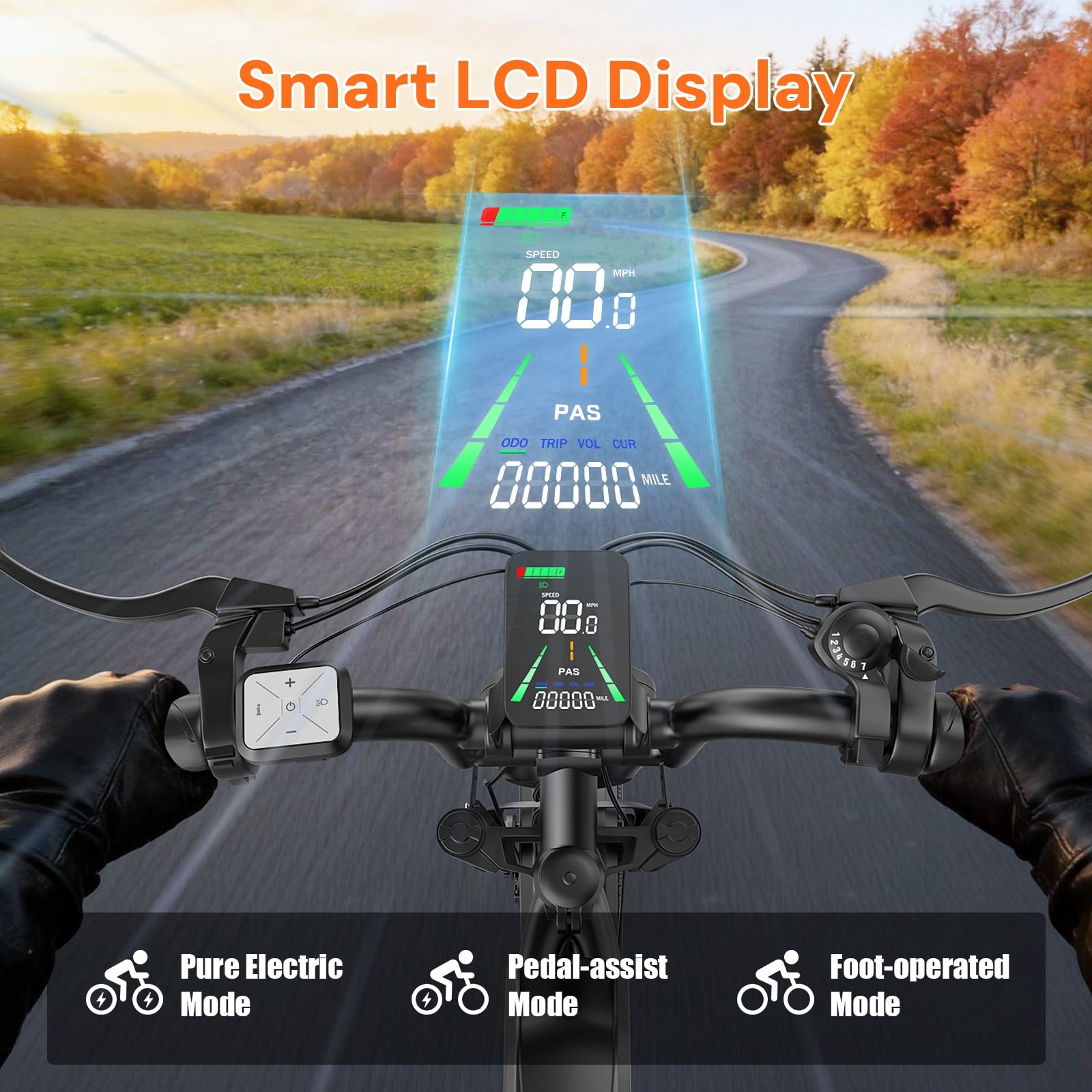 GWEIT Electric Bike for Adults, 1500W Peak Motor, 30MPH & 65 Miles Electric Mountain bike, 48V 20Ah Battery, NFC & Password Unlock, 20 Fat Tire Off-Road Ebike, UL2849 Certified Electric Bikes
