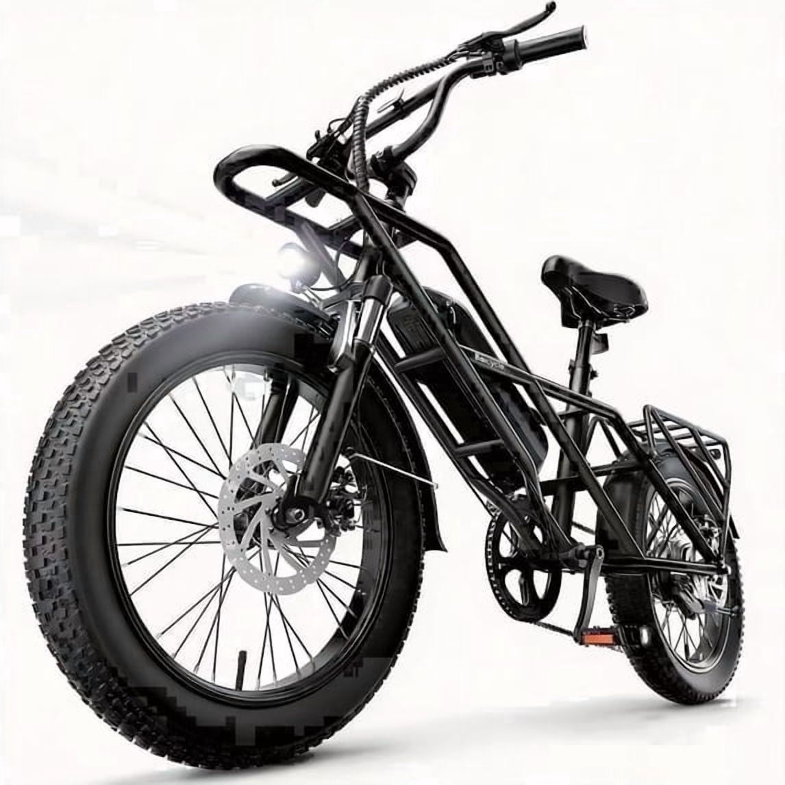 GSPEED A03 1200W Peak Electric Bike, 20 Fat Tire All-Terrain for Adults, 70 Mile Range, 48V 13Ah Battery, 28 MPH, Front Suspension, UL2849 Certified Electric Bikes