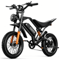 AZHAR GT50 Electric Bike for Adults, 3000W Motor, 20x3 Fat Tire Mountain Bike, 48V/23Ah Battery, UL2849 Electric Bikes