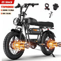 Adult E-Mountain Bike Tamobyke T73PROMAX, 3000W Peak Dual Motor, 37.5mph, 48V 36.4Ah Battery, 20 Fat Tire Electric Bike, UL2849 Electric Bikes