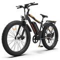 Aostirmotor Electric Mountain Bike, 48V 13AH Removable Lithium Battery 749W Ebike with Rack, 26 4.0 inch Fat Tire Bike, Electric Bicycle for Adults UL2849 (Black) Electric Bikes