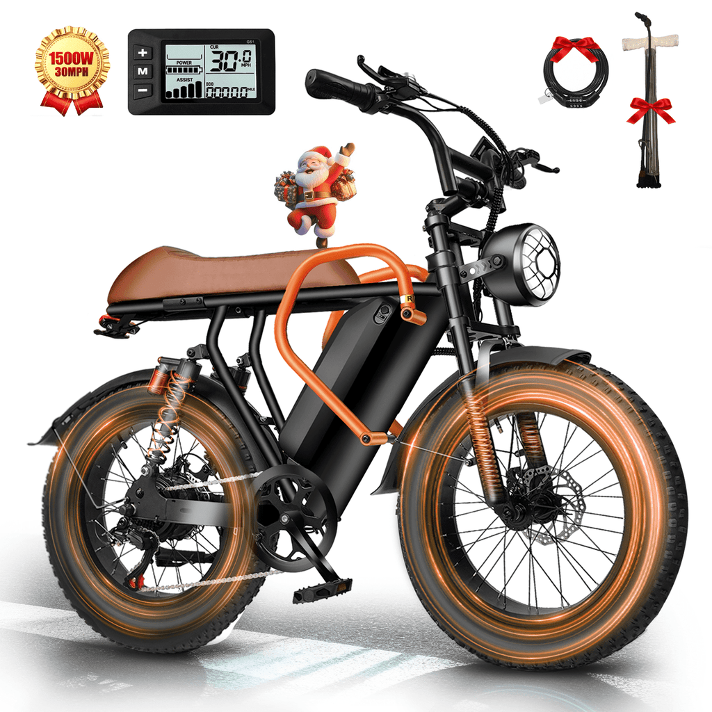 Bycyla Electric Bike for Adults, Peak 1500W 30MPH, 48V 20Ah Electric Bicycle, Full Suspension, 7-Speed,50 Miles Long Range, E Mountain Bike,UL2849 Electric Bikes