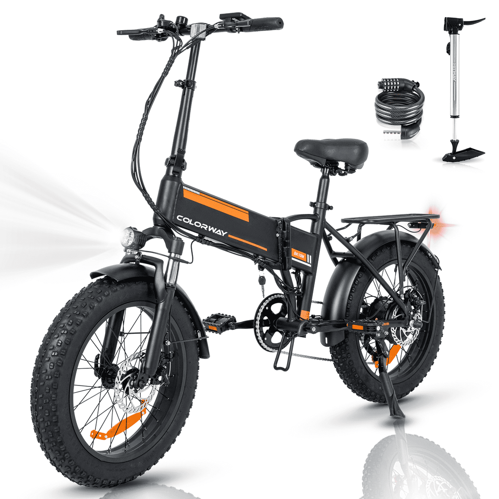 COLORWAY 750W Electric Bike for Adults , 20X4.0 Electric Bicycles with 36V/12AH Removable Battery E Bikes UL2849 Electric Bikes