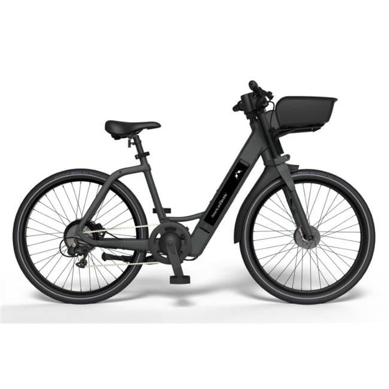 Class 1 Step Through Electric Bike, Matte Black Electric Bikes