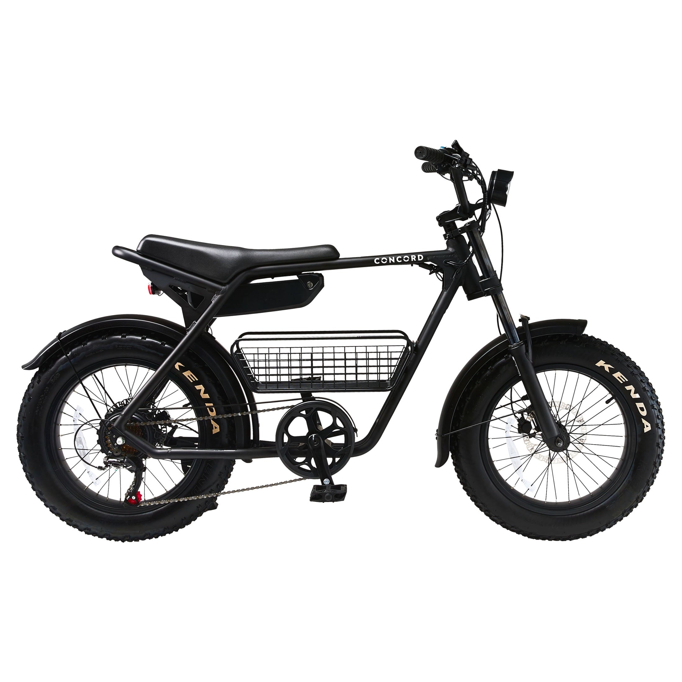 Concord 20 Voltic Electric Moto Bike, 48V, Class 2, Aluminum, Weighs 69 Pounds, Black, Fits Riders 5'2-6'2, Adult, Unisex, Online Only Electric Bikes
