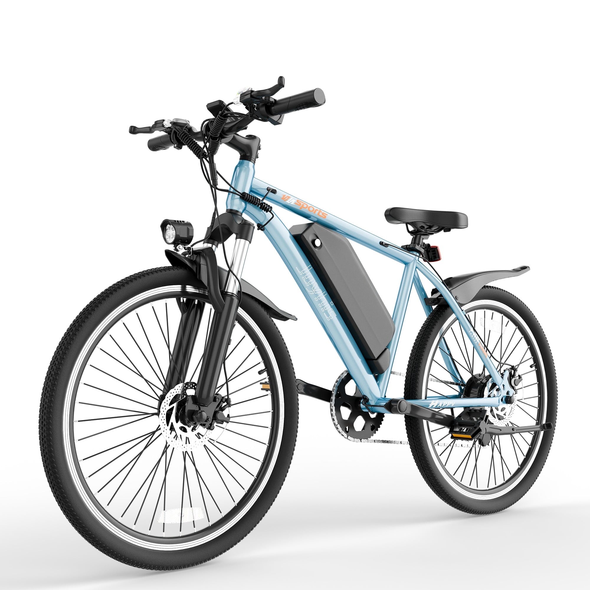 Electric Bike for Adults, 26'' Up to 50 Miles 22MPH Electric Mountain Bike with 48V Removable Battery UL2849 (Blue) Electric Bikes