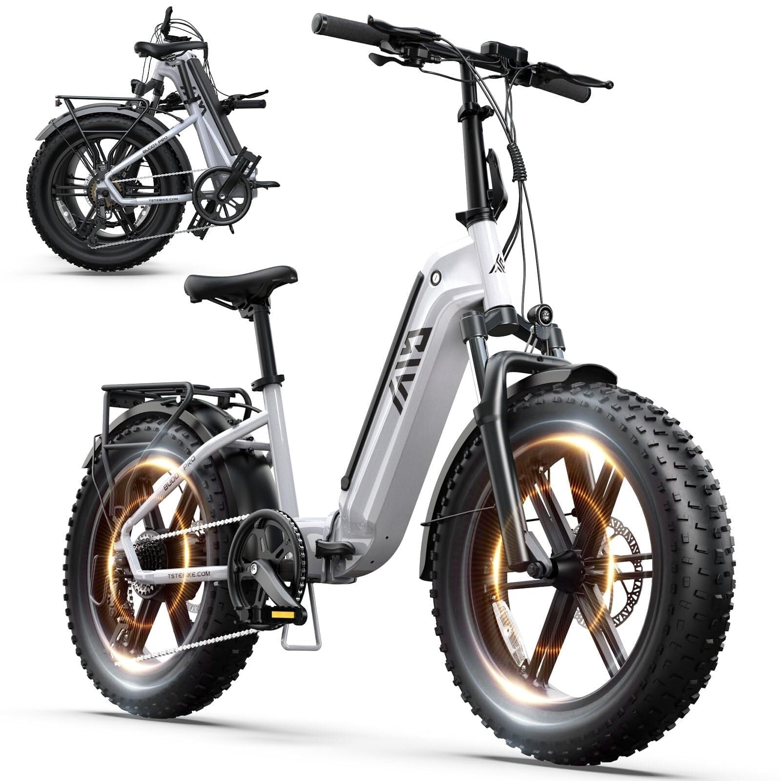 Electric Bike for Adults (Age 18+), 20x4.0 Fat Tire E-Mountain Bike, 749W Motor, 48V 15Ah Battery, 27.9 MPH, 60 Miles Range, UL2849 Electric Bikes