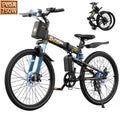 FLYRUN 26 Electric Bike for Adults,Folding Ebike with Peak 750W Motor,48V 374.4Wh Removable Battery,LCD Display,up to 20 mph,UL2849 Electric Bikes