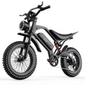 GWEIT Electric Bike for Adults, 2500W Peak Electric Mountain Bike, 20 Fat Tire Electric Bicycles, 48V 25Ah Battery, 35MPH Top Speed with Dual Suspension E Bikes, UL 2849Certified Electric Bikes