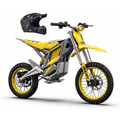 NEXVEY FLASH Electric Dirt Bike with Helmet(Size L), 4000W Peak Electric Motorcycle for Teens & Adults 13+, 48V 22.5Ah Battery, 35MPH Max Speed, Dual Suspension, Off Road Ebike Gift Set Electric Bikes