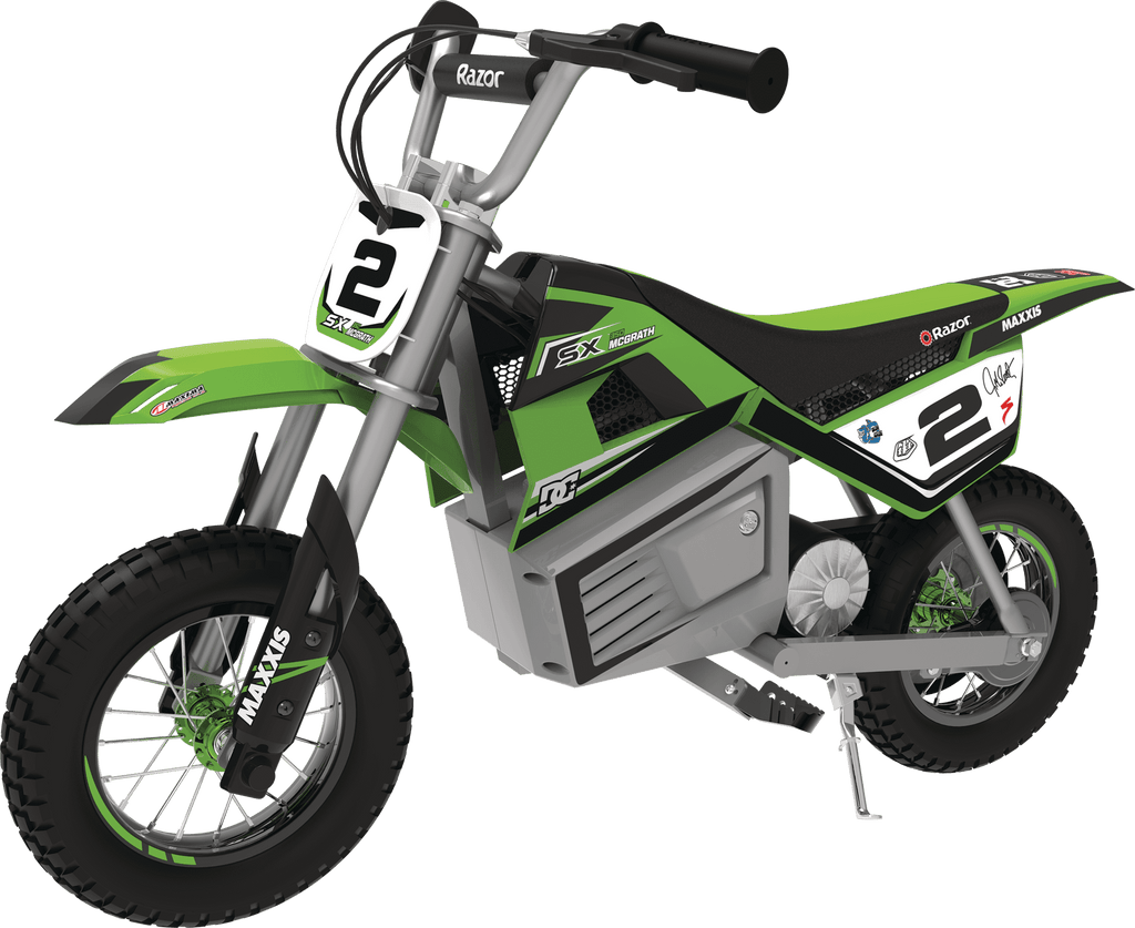 Razor Dirt Rocket SX350 24V McGrath Electric Powered Dirt Bike Green Electric Bikes