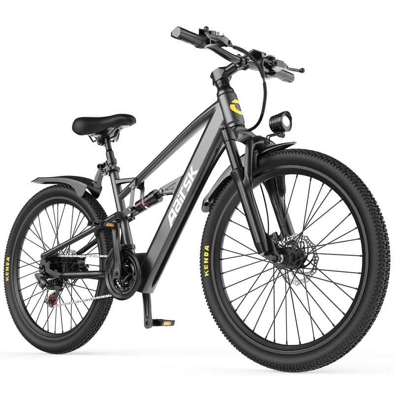 Unibike 26Electric Mountain Bike for Adults, 400W Brushless Motor Ebike, Top Speed 22MPH, 36V 13AH Lithium Battery, Gray Electric Bikes