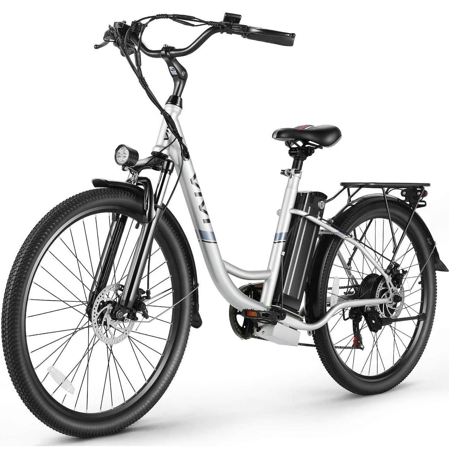 Vivi 26'' Electric Bike for Adults 500W Electric Bike with 48V Removable Battery, Electric Commuter Cruiser Bike 19.8MPH City Electric Bike with Cruise Control, UL2849 Certified Electric Bikes