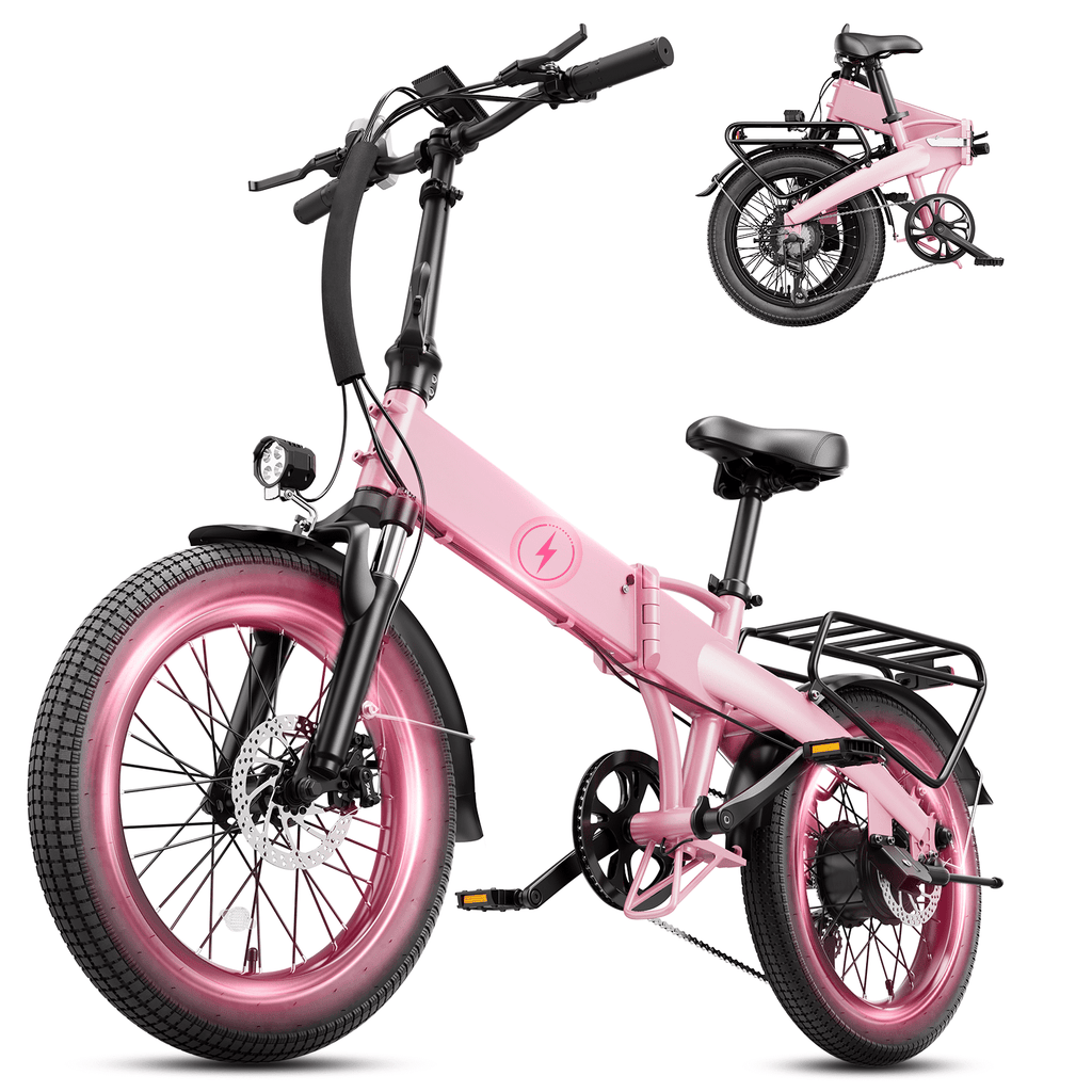 YareYi Electric Bicycle for Adults 20, 750 Peak Motor Folding E Bike with 48V Battery, 25 MPH E Mountain Bike, UL 2849 Electric Bikes